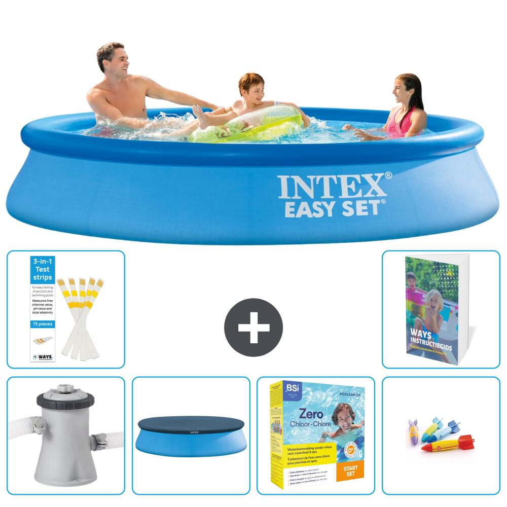 INTEX Basen Easy Set Okrągły - 305x61 cm - 7-częściowy S231