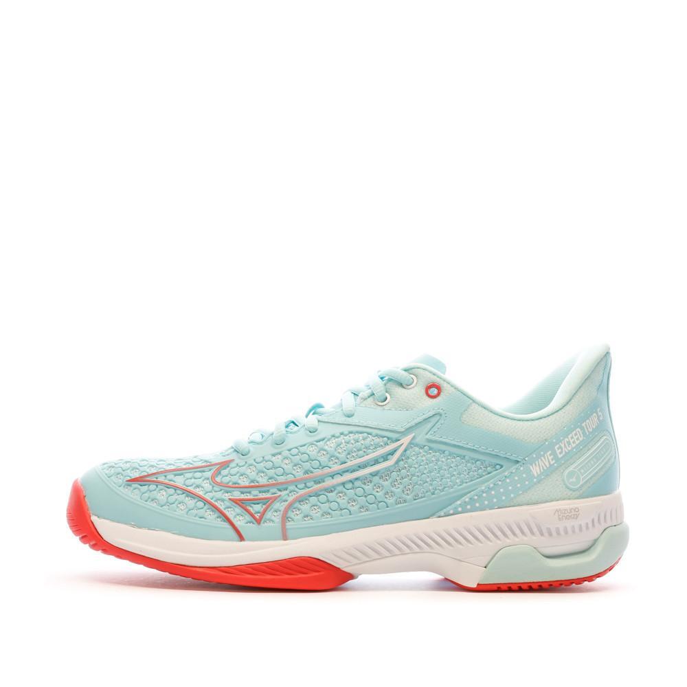 Mizuno Wave Exceed Tour Ac Wos 61ga2271-20 Mujer Azul Celeste