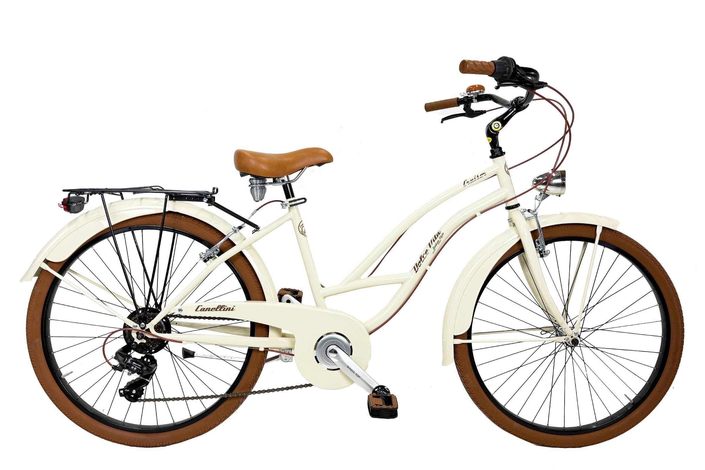 Rower miejski Dolce Vita by Canellini CRUISER kobieta - Kremowy