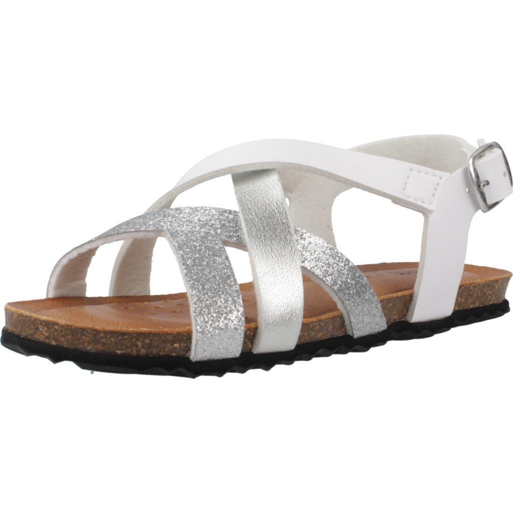 Sandały GEOX J SANDAL CHILENE GIR Biały