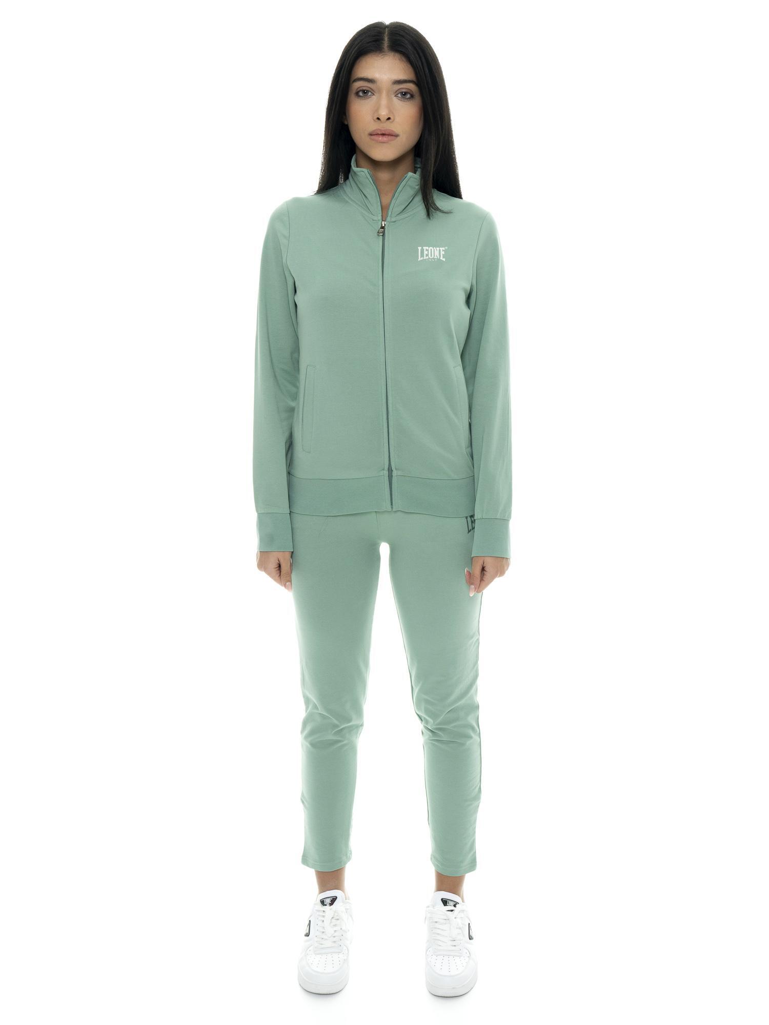 Dres damski Leone 1947 Apparel Summer Bright z kołnierzem i zamkiem z bawełny
