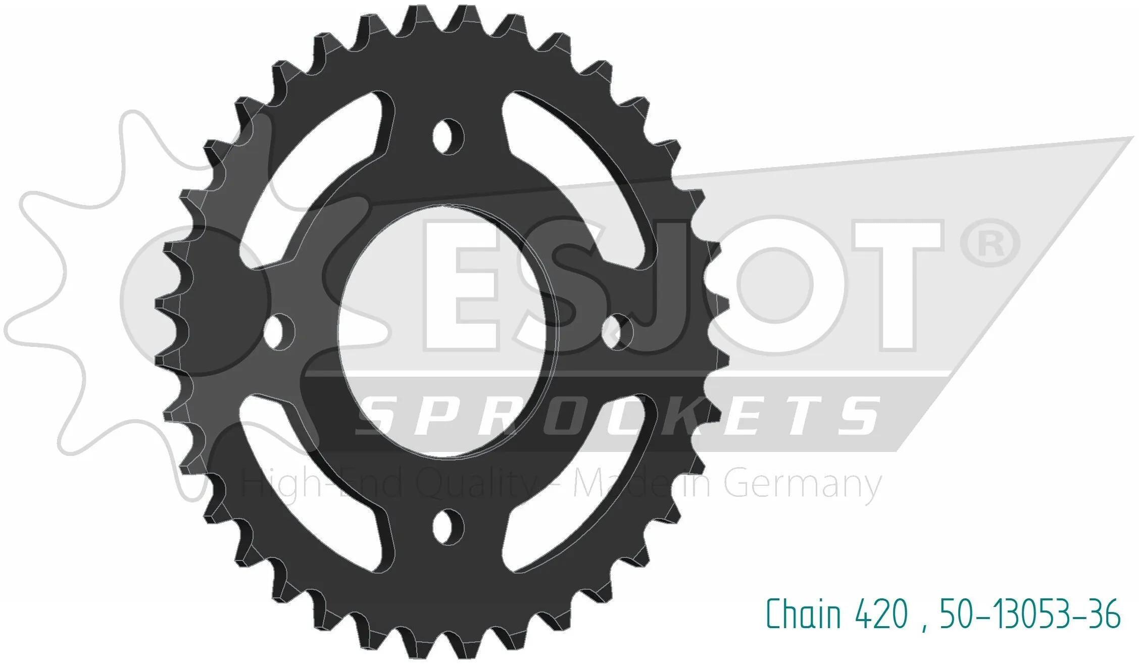 Koło łańcuchowe Esjot 420 36z stal czarna