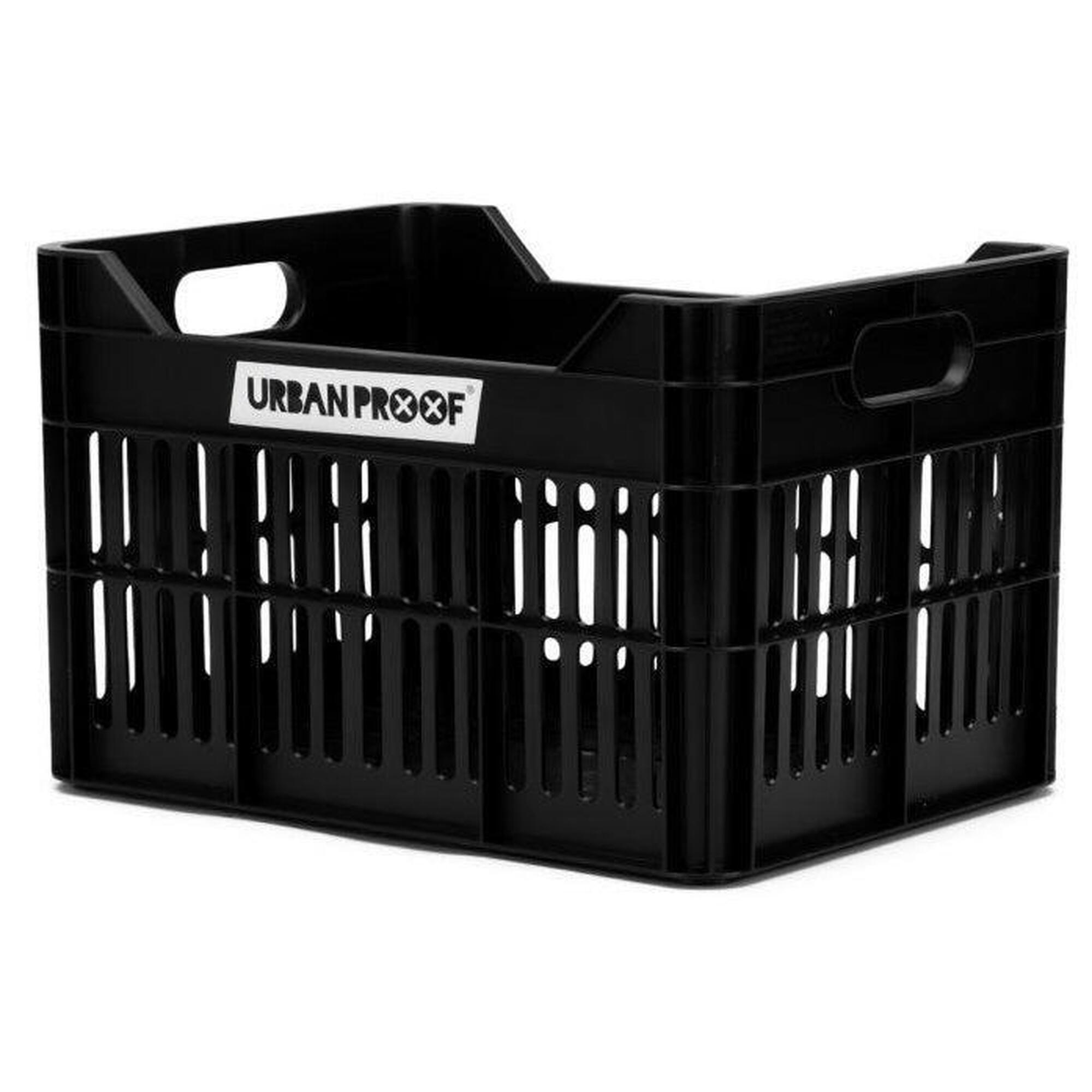 Skrzynka rowerowa UrbanProof Junior 15L czarna z recyklingu