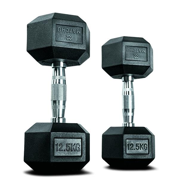 Hantle Hexa 12,5 kg z gumowym uchwytem