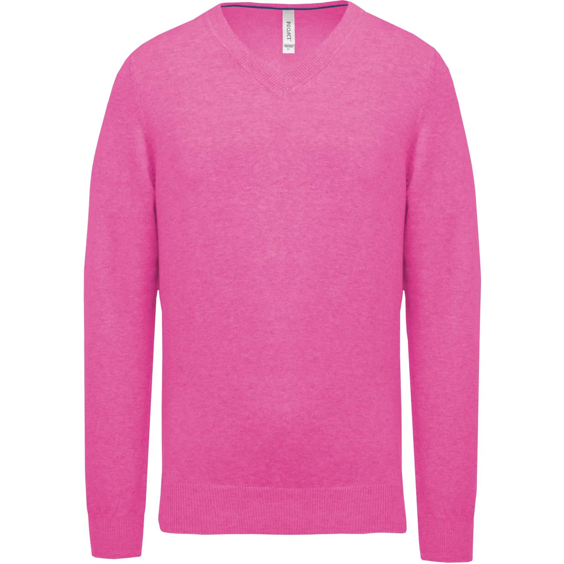 Sweter z dekoltem w serek Kariban Premium