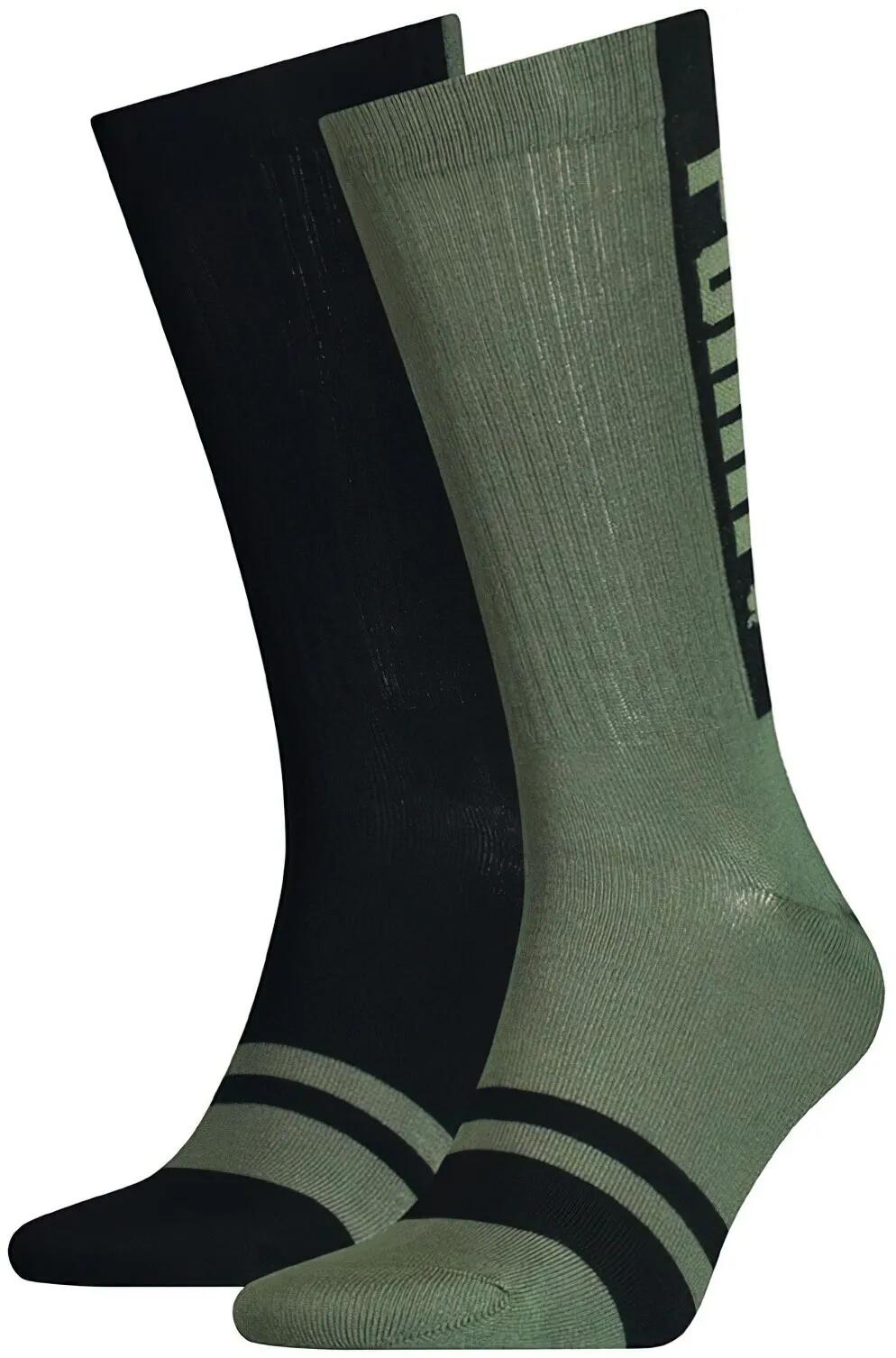 Skarpety Męskie Puma Seasonal Logo Socks Czarne 43-46