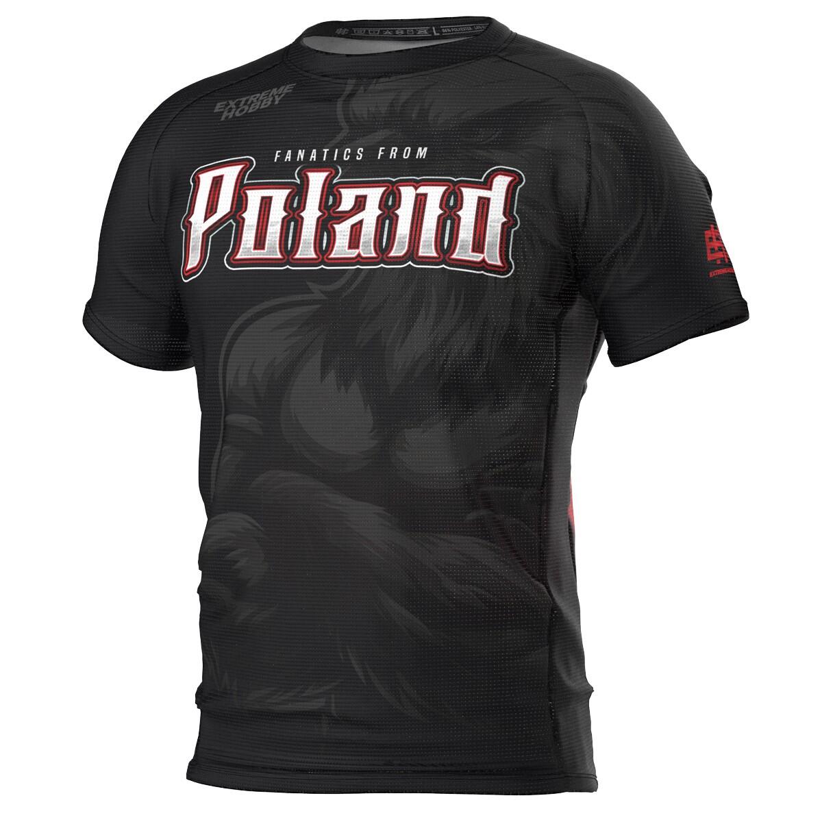 Koszulka Techniczna Sportowa Męska EXTREME HOBBY POLISH FANS