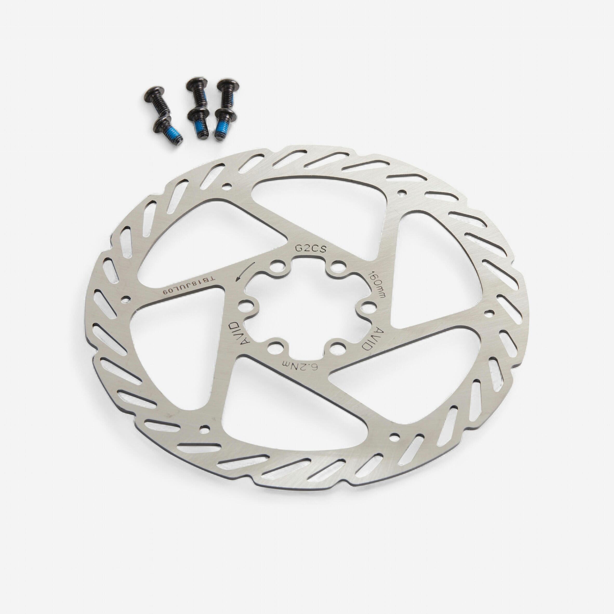 Tarcza hamulcowa rowerowa Avid Elixir 160/180 mm G2CS na 6 śrub