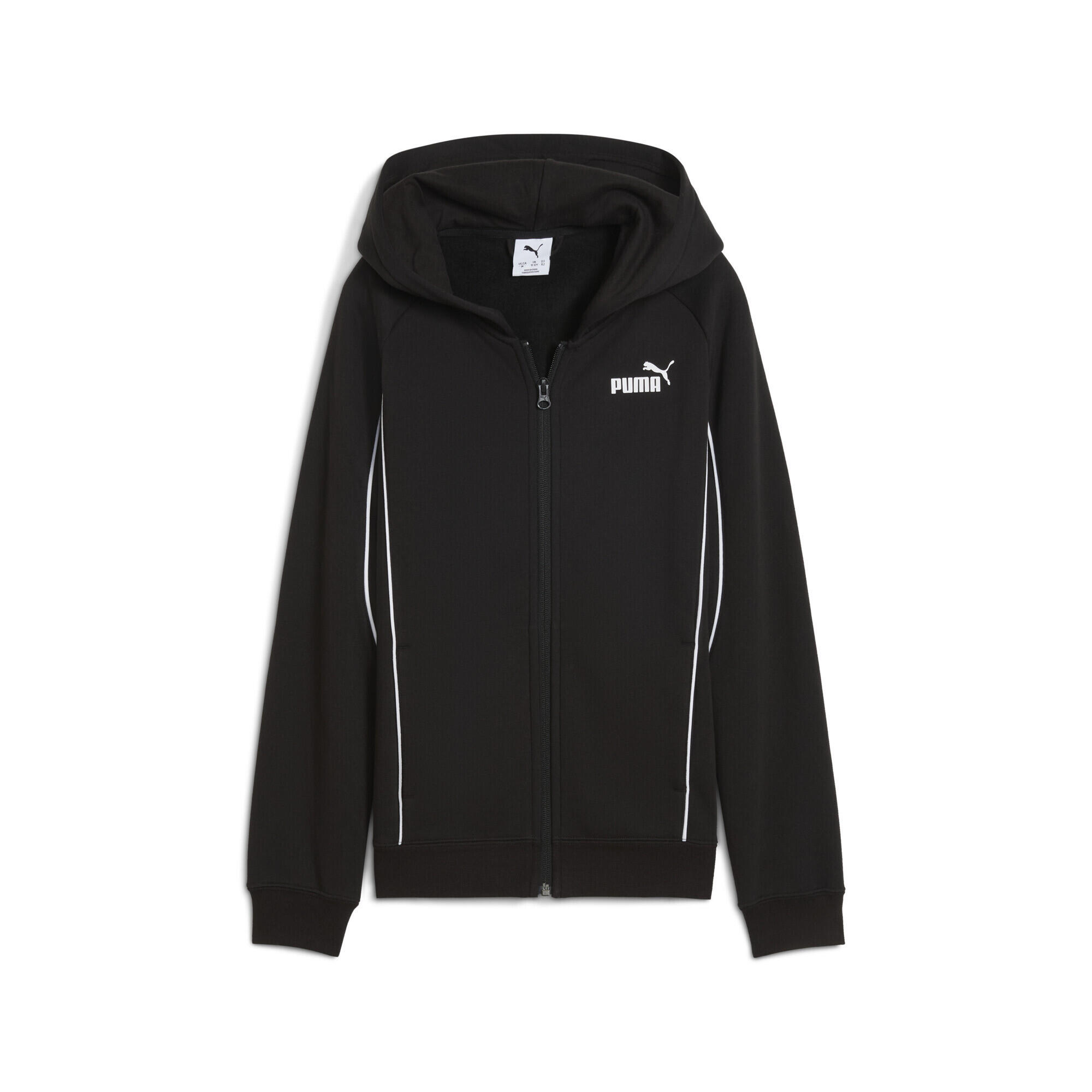 Młodzieżowa bluza z kapturem PUMA Sport na zamek PUMA