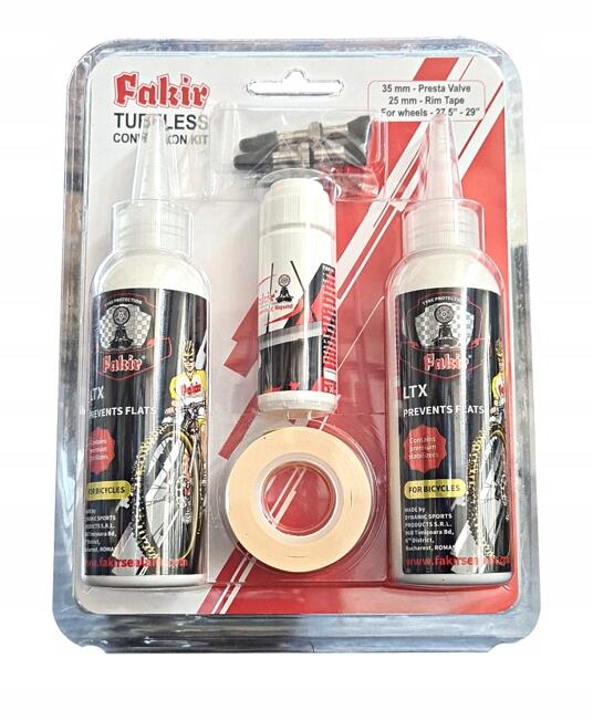 ZESTAW do zmiany OPON rowerowych na BEZDĘTKOWE FAKIR CONVERSION KIT MTB