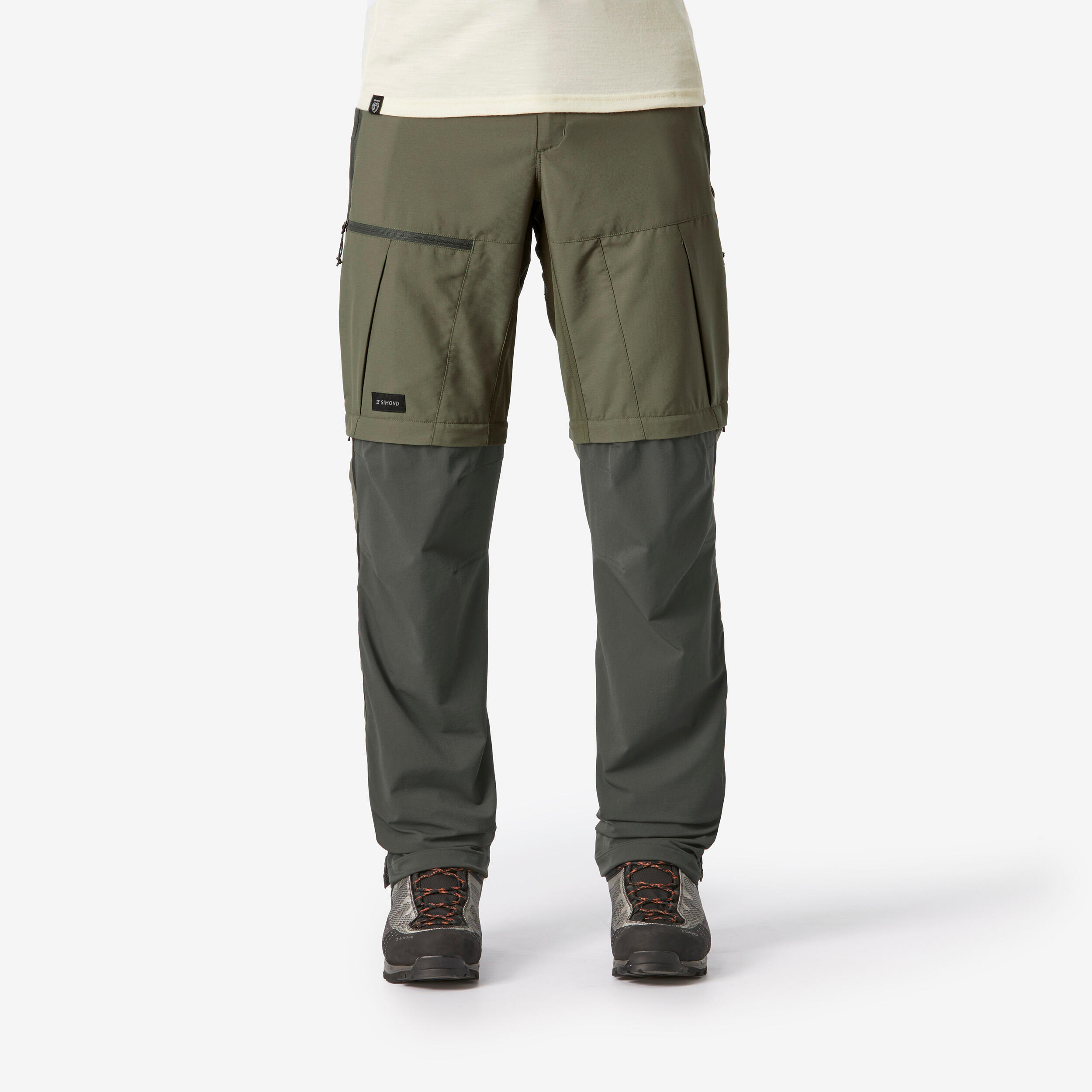 Spodnie trekkingowe męskie Simond MT500 2w1