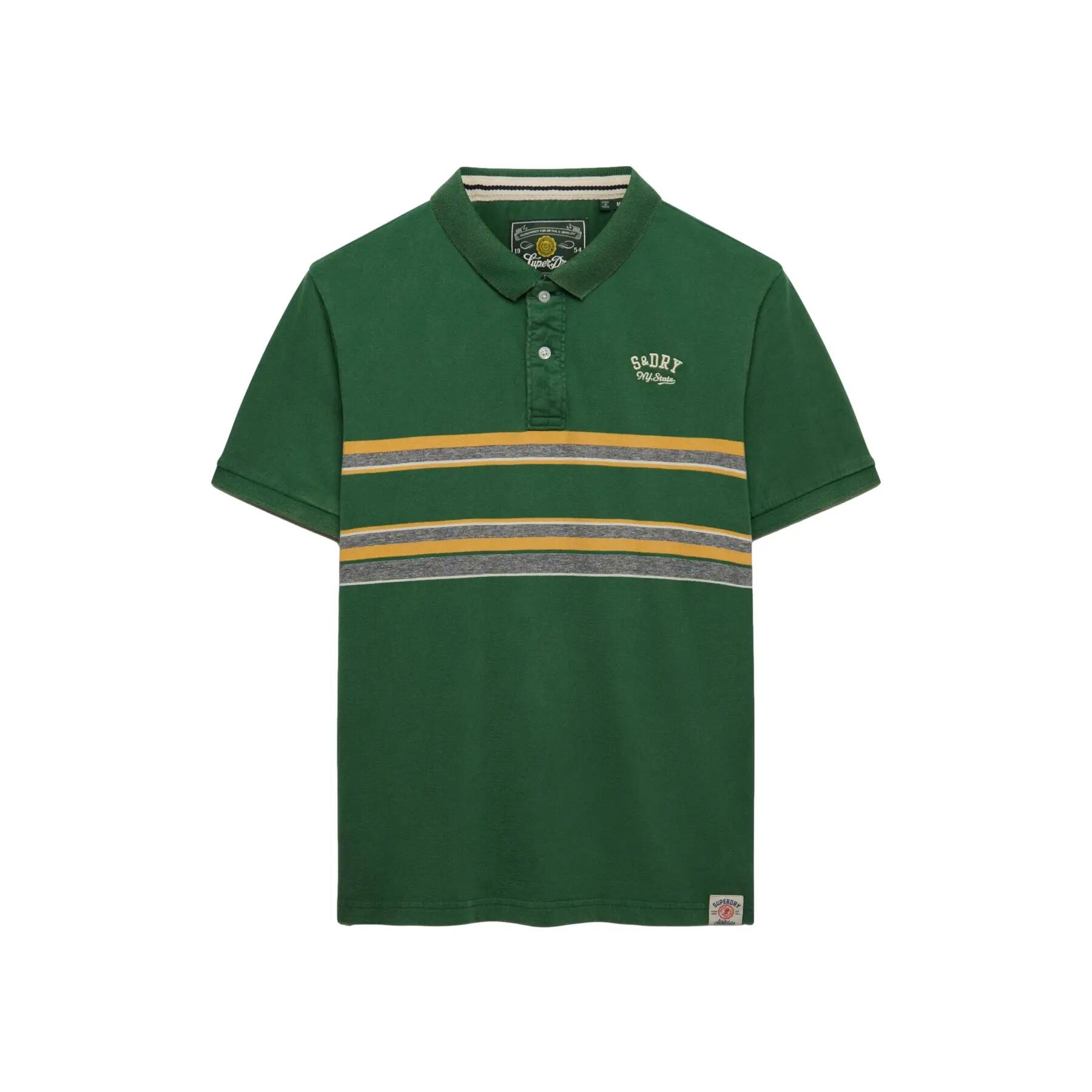 Koszulka polo w paski Superdry Vintage