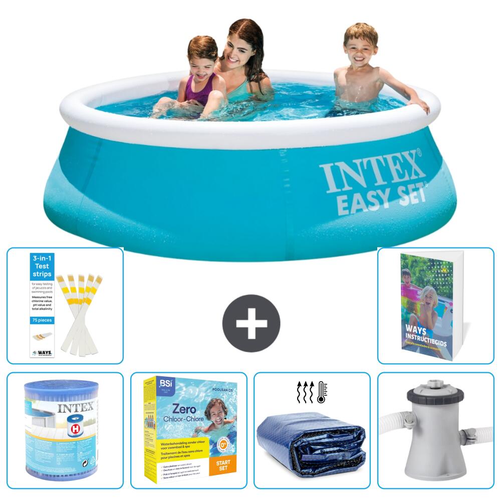 INTEX Basen Easy Set Okrągły - 183x51 cm - 7-częściowy S50