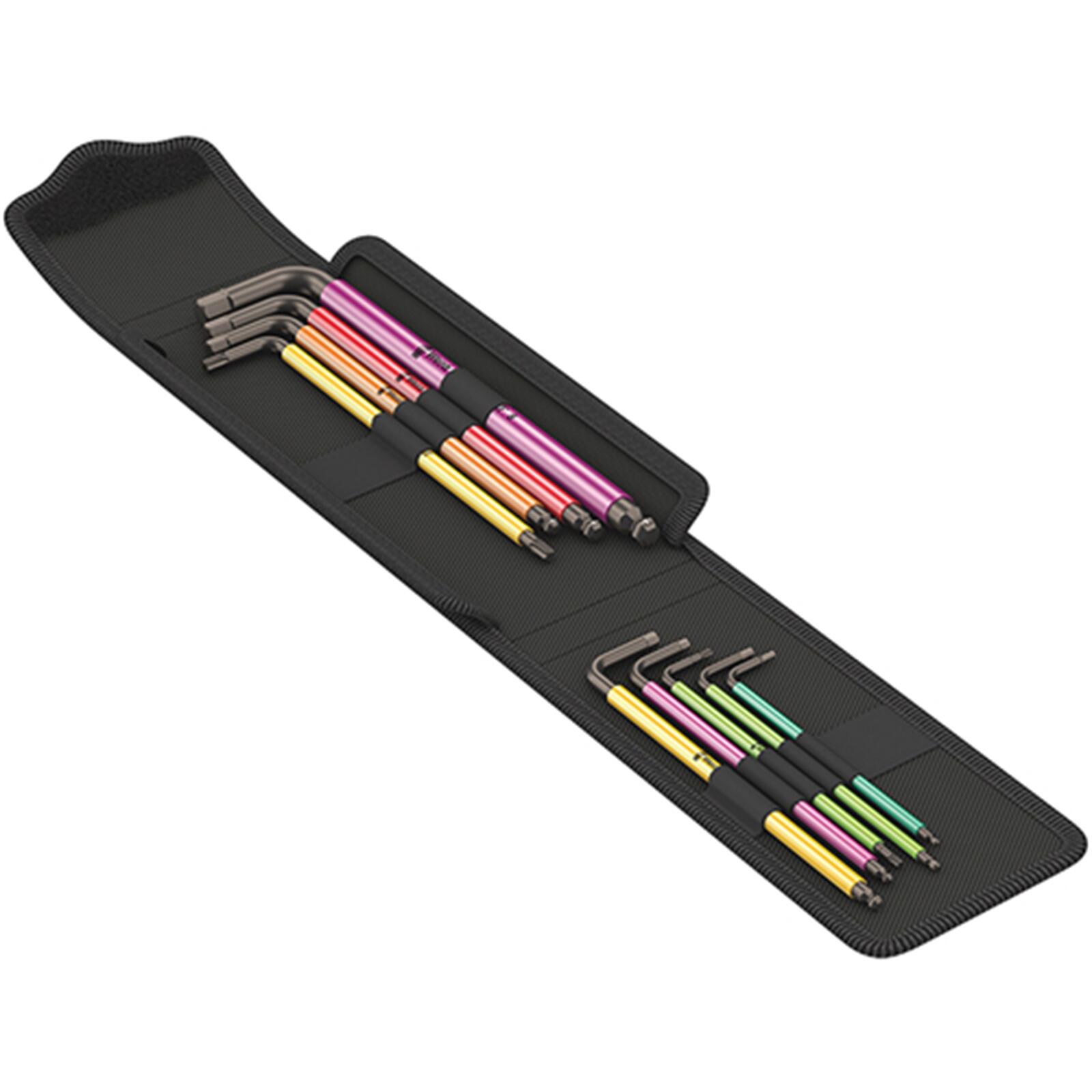 Wygięty klucz imbusowy do rowerowych śrub z gniazdem sześciokątnym Wera 4