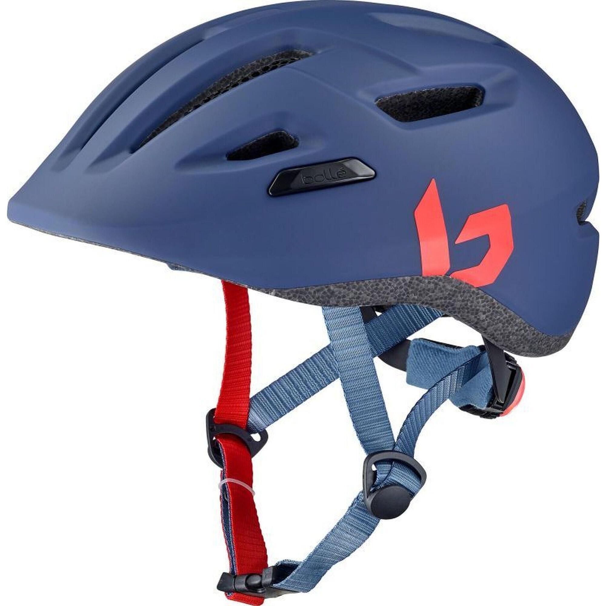 Kask rowerowy dla dzieci „STANCE JR” granatowy matowy