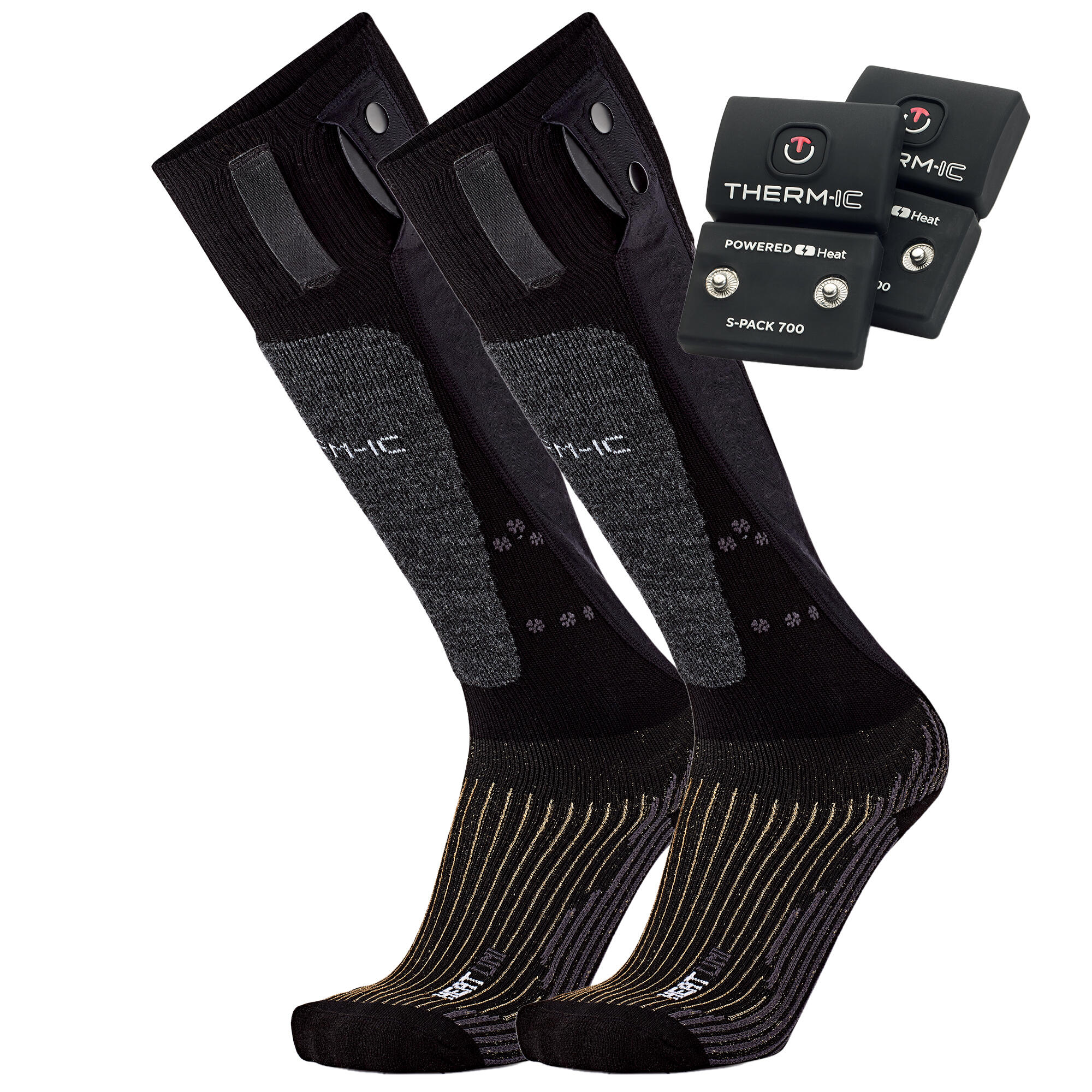 Zestaw skarpety baterii narciarski doroslych Therm-ic Set Heat Uni + S-Pack 1200