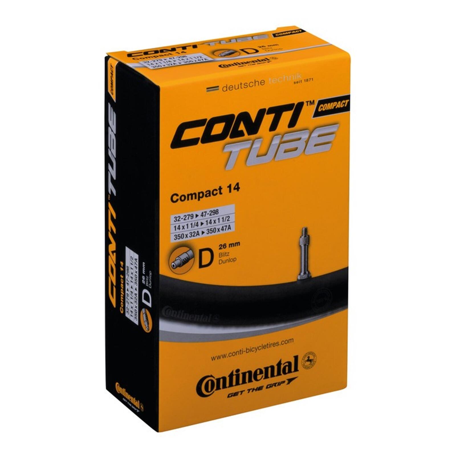 Zawór dętki dunlop Continental Compact 14x1 1/4-1,75