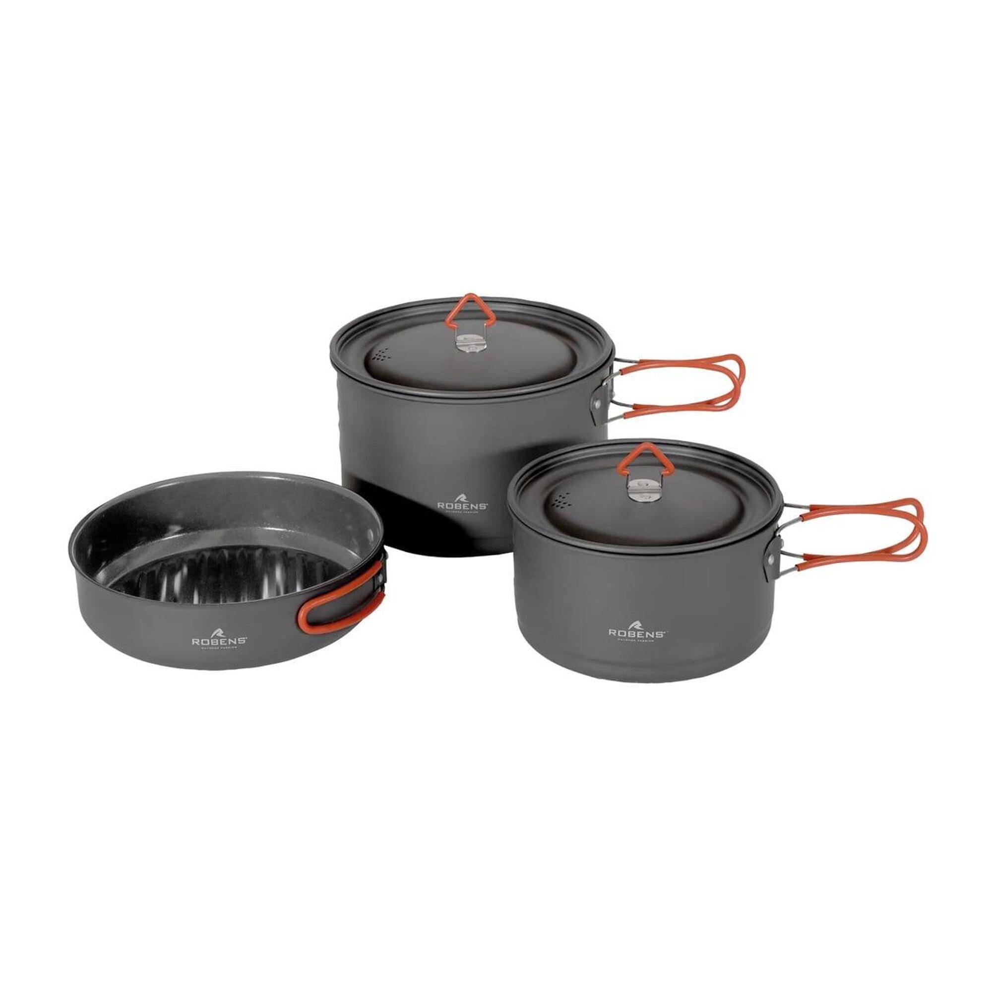 Zestaw garnków Robens Basecamp Pro Ceramic Cook Set XL