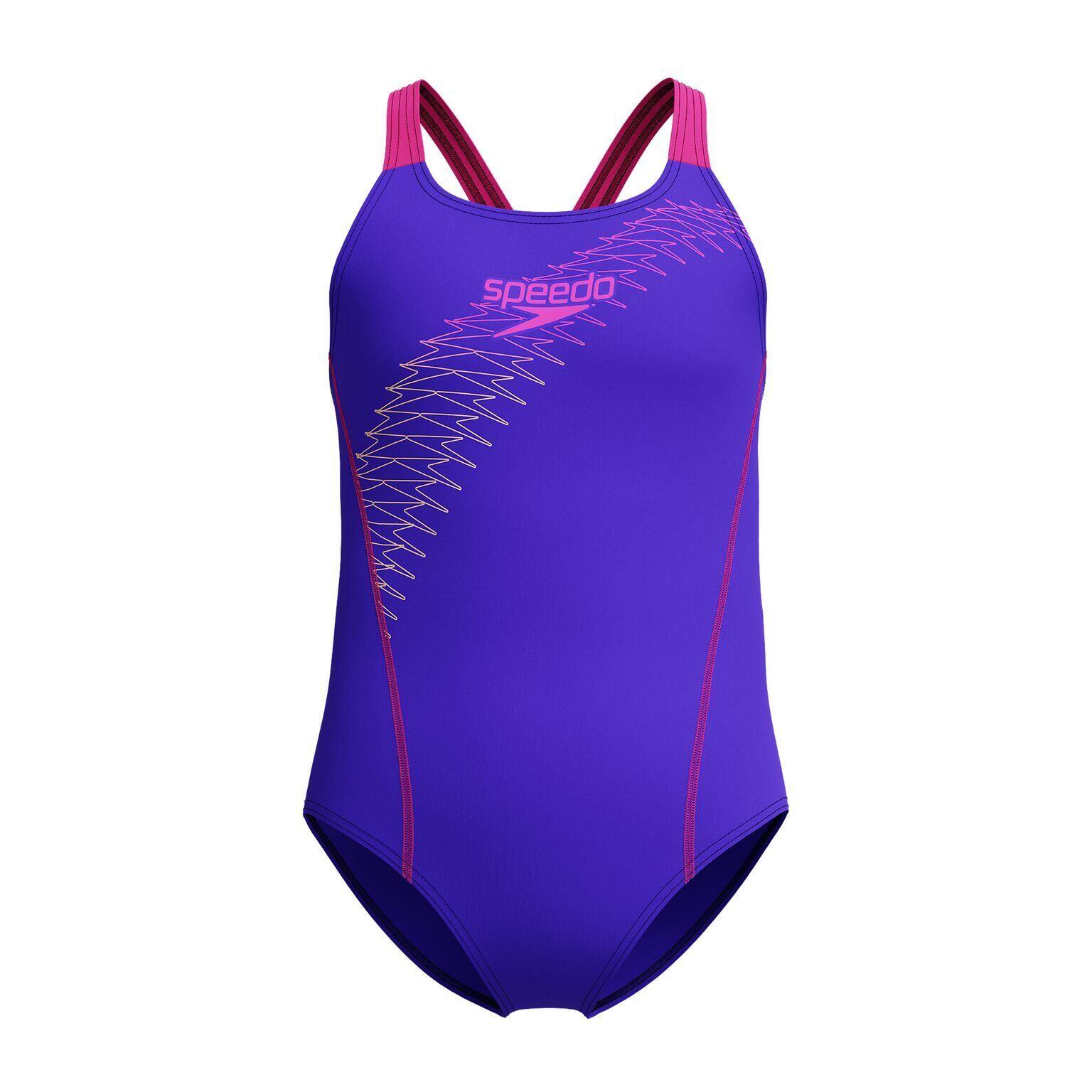 Dziecięcy 1-częściowy kostium kąpielowy Speedo Eco Medley Logo Medialist