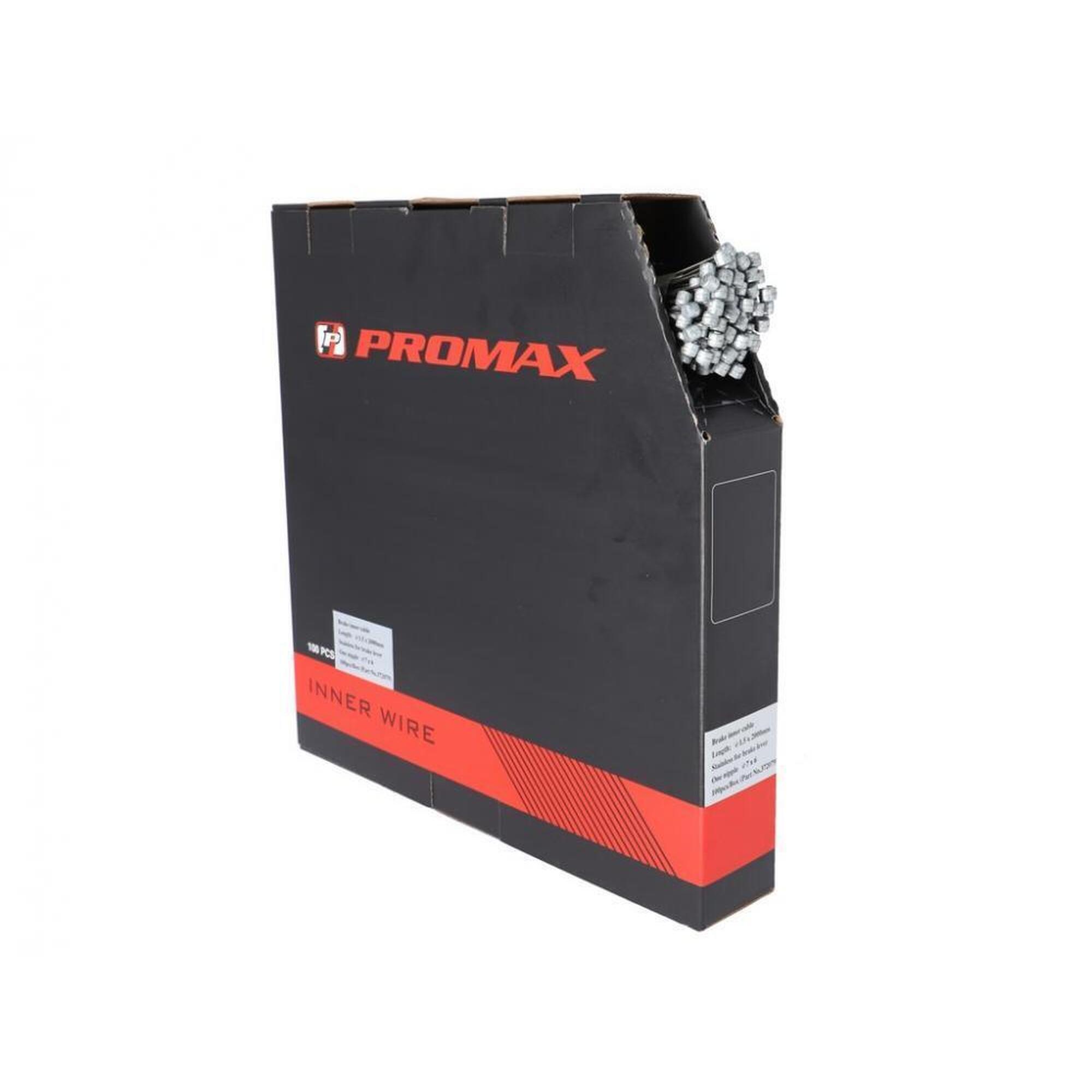 Promax przewód hamulcowy wewnętrzny stal nierdzewna 2000 mm 1 5 mm 100 szt