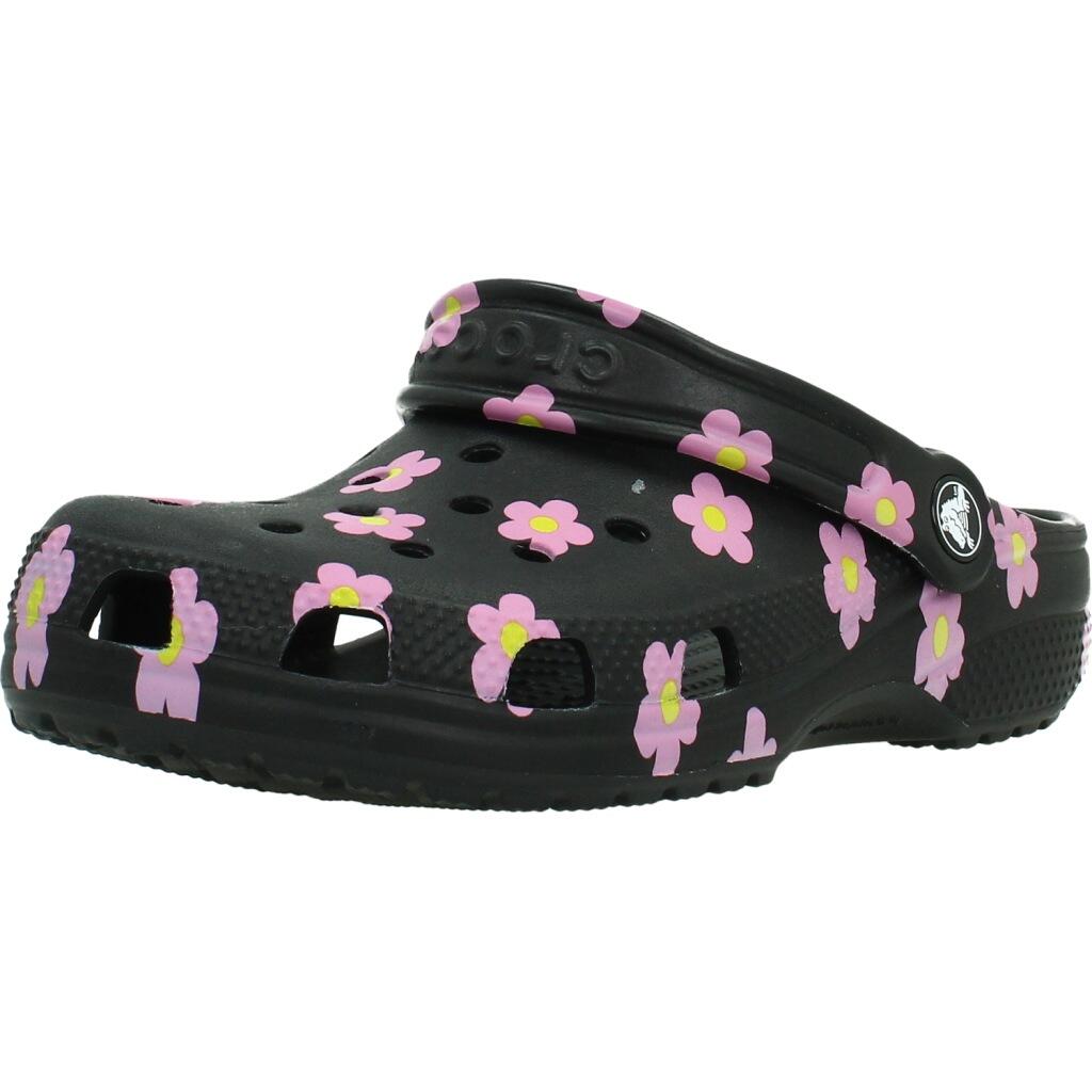 Sandały CROCS CLASSIC FLOWER CLOG Czarny