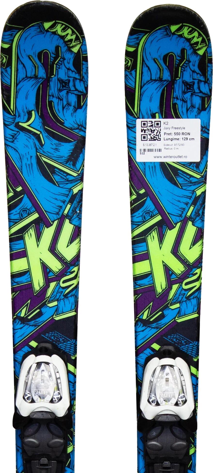 Second Life- Narty K2 Juvy Freestyle, 119 cm - Stan bardzo dobry
