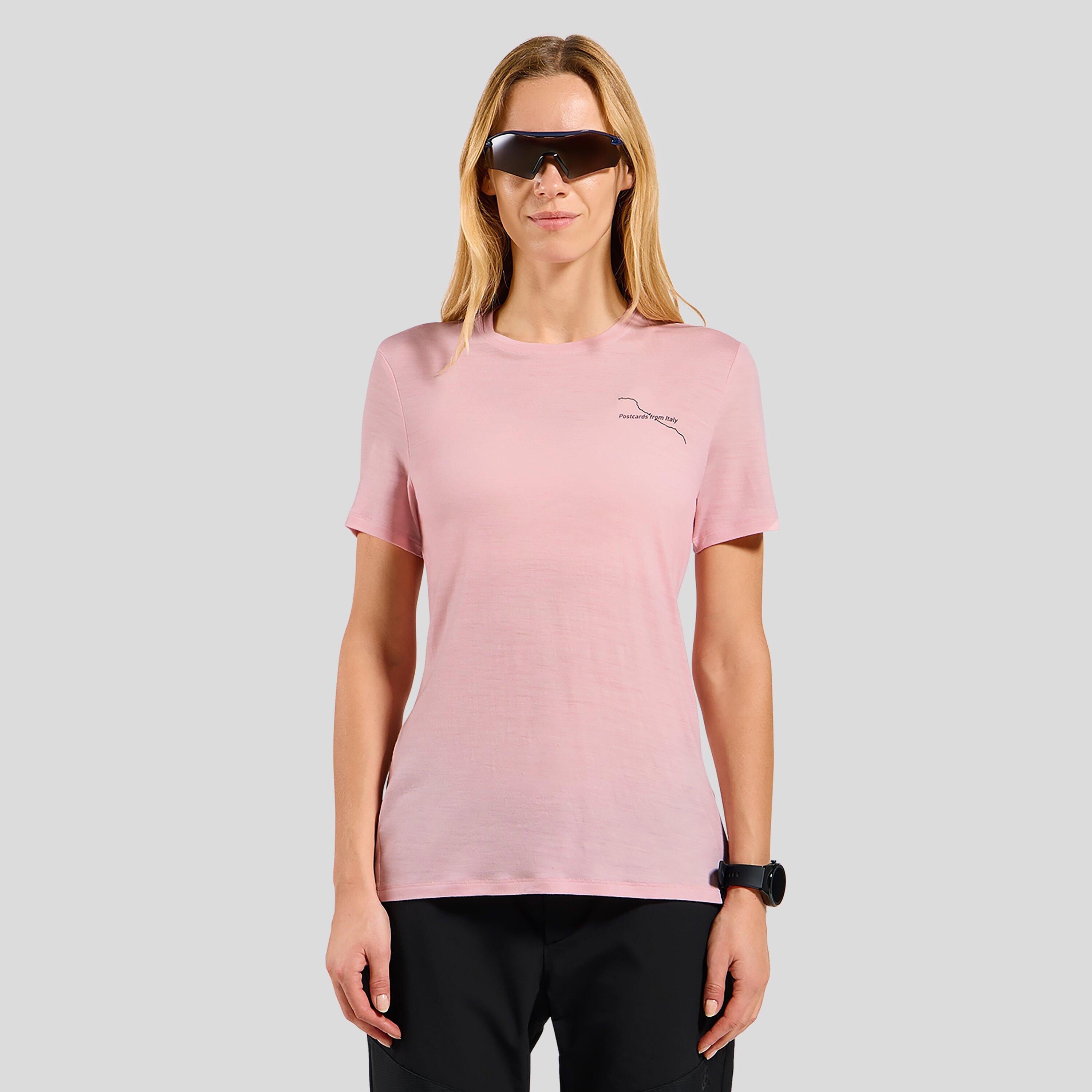 Koszulka merino damska Odlo Merino 160 Postcards Crew Neck S/S