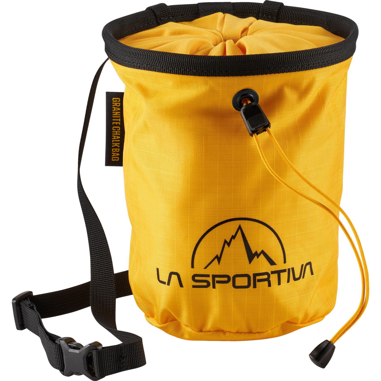 Woreczek na magnezję La Sportiva Granite Chalk Bag - yellow/black