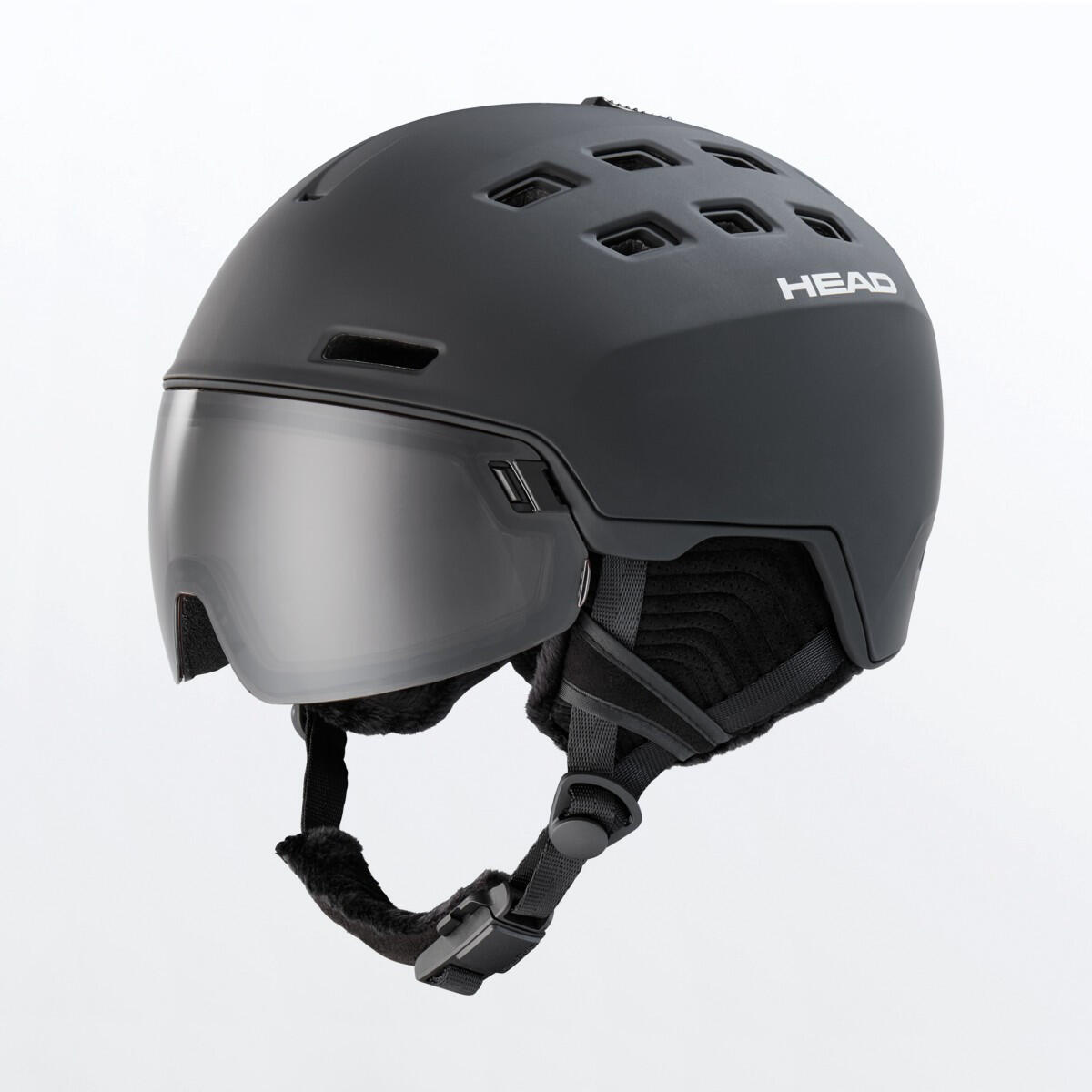 Sporty zimowe Kaski Head Radar 5K Visor Kask Narciarski - XS-S - Czarny