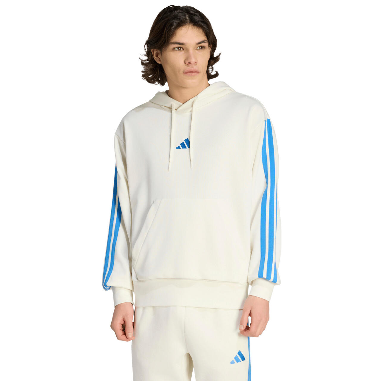 Bluza męska adidas Essentials 3-Stripes French Terry Hoodie