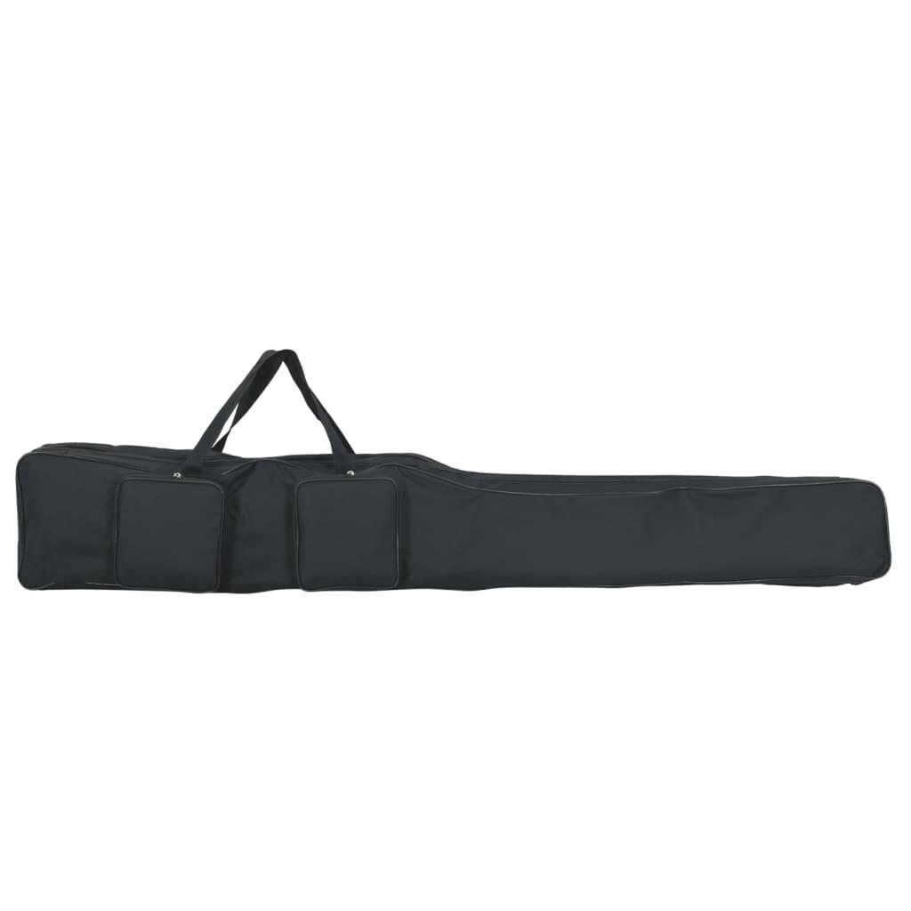 VidaXL Torba na Wędki 160 cm Oxford 600D Czarna