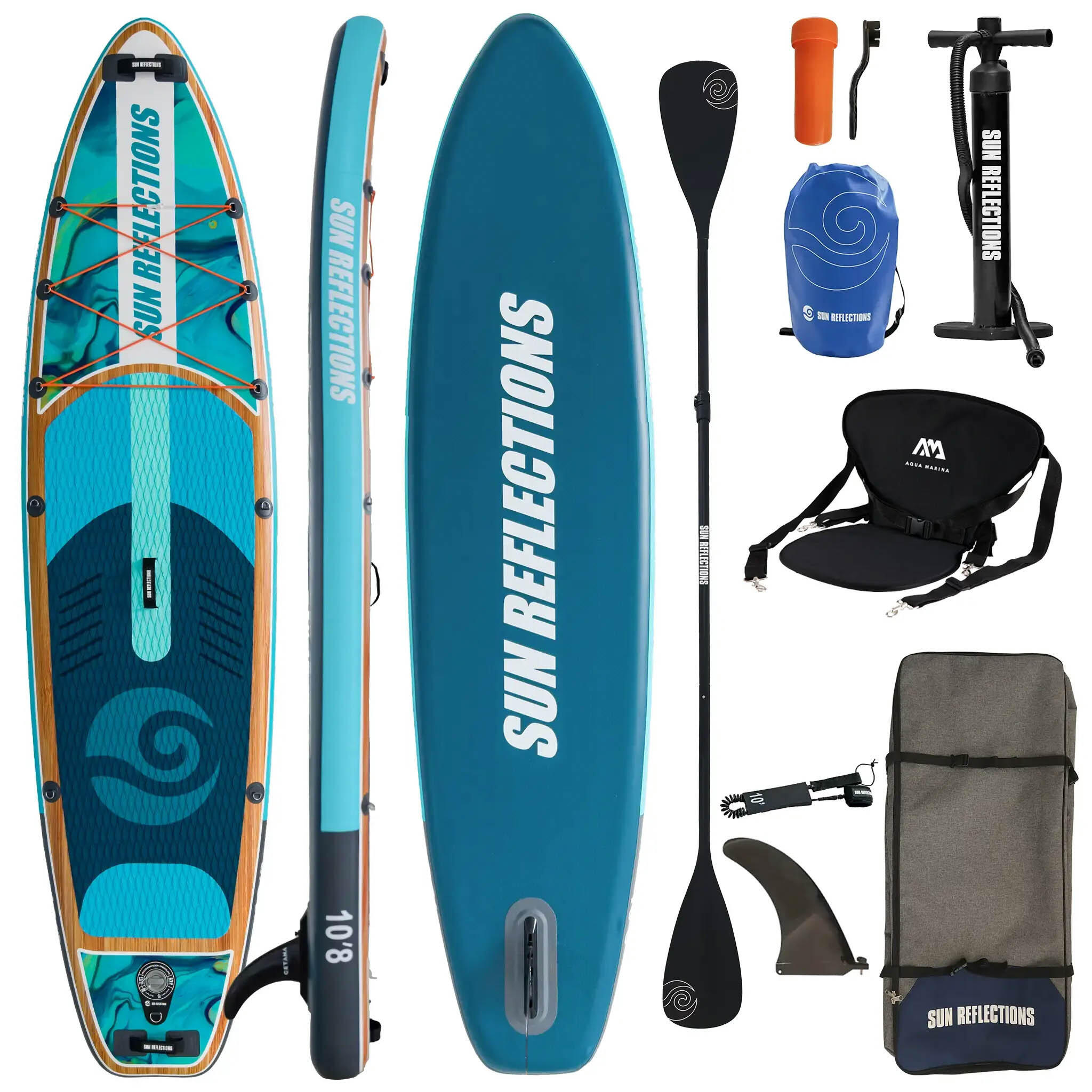 Deska Sup Pompowana Sun Reflections M 10'8 Combo