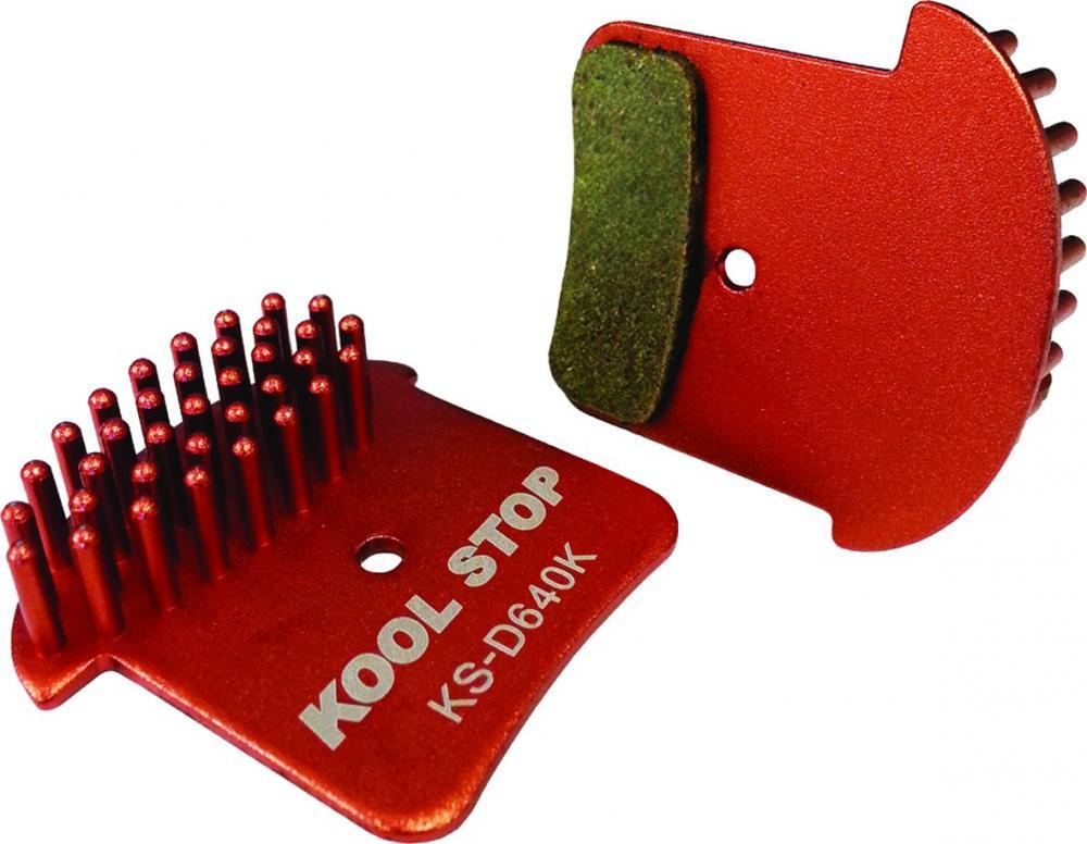 Koolstop Aero-Cool klocki hamulcowe do tarcz (2 szt.) - Czerwone