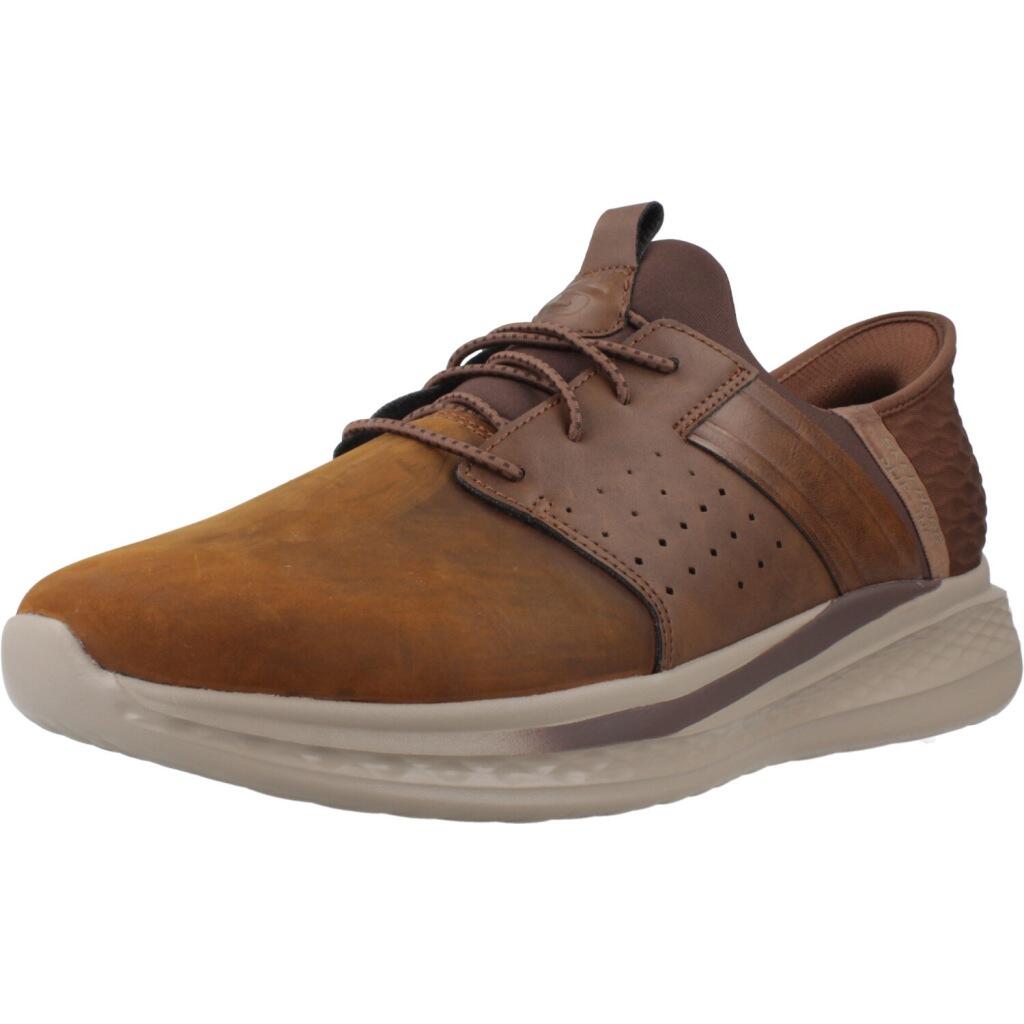 Buty SKECHERS SLIP-INS SLADE - ZACHARY Brązowy