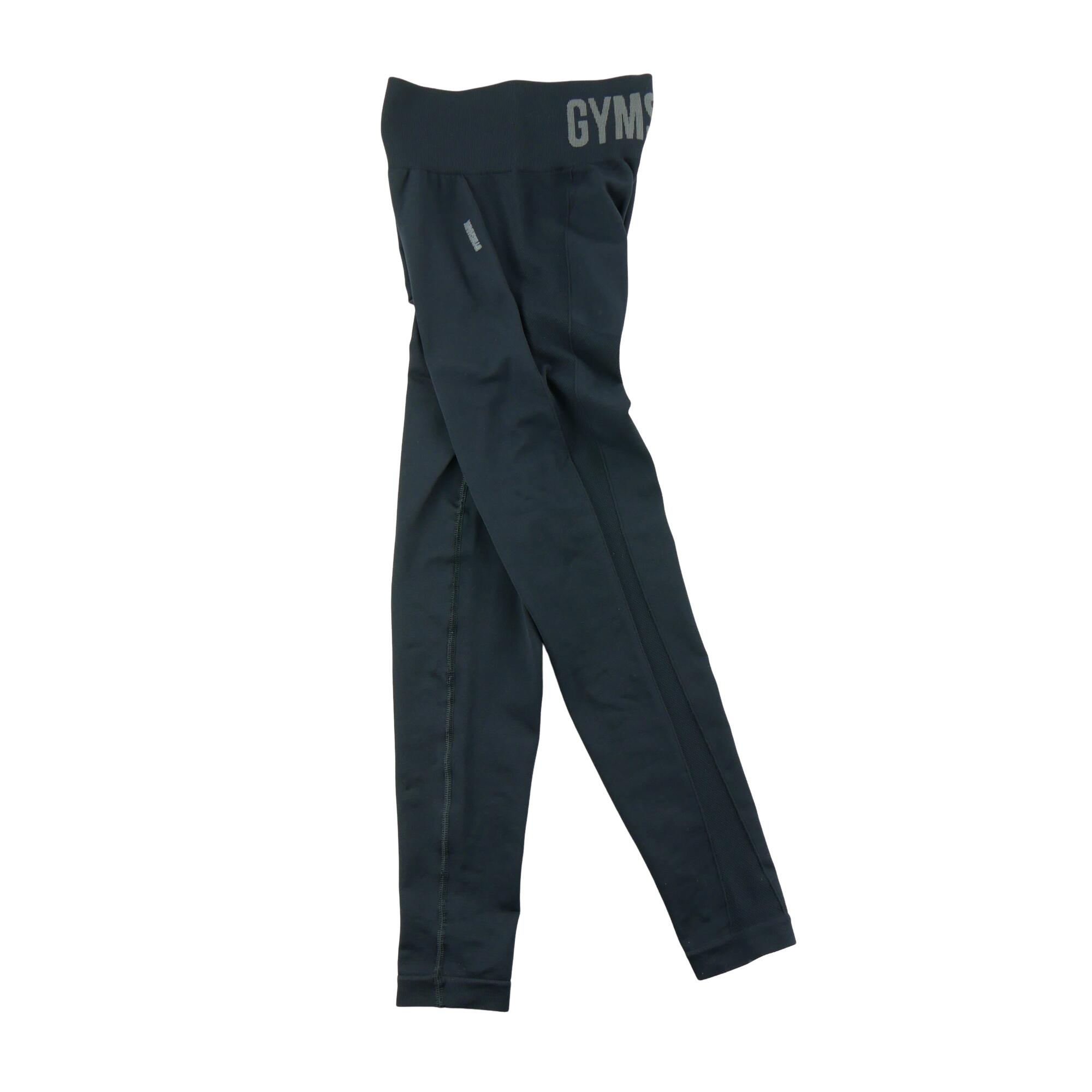 Second life - Legginsy damskie Flex High Gymshark czarne - Jak nowy
