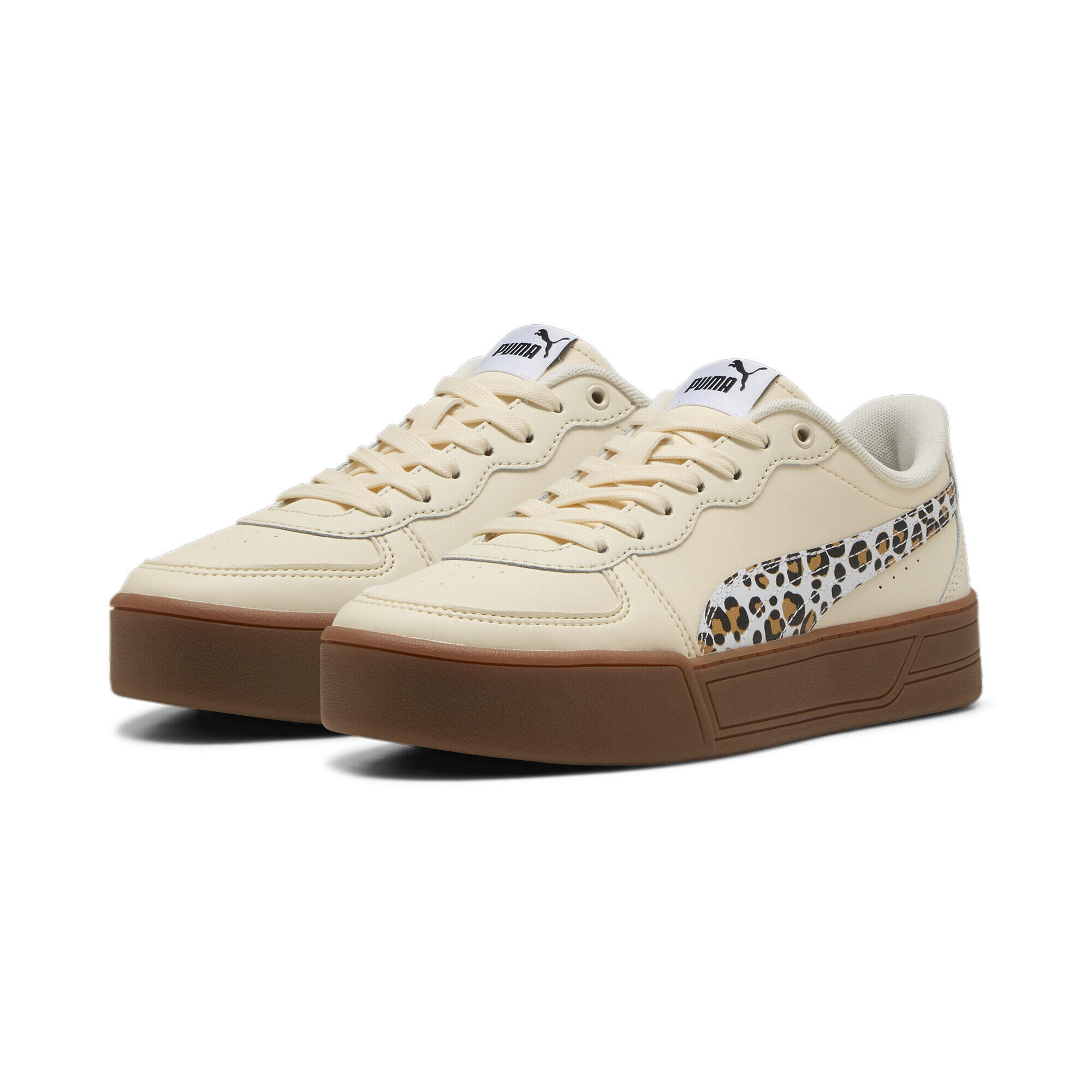 Damskie sneakersy Skye Leo PUMA Sugared Almond White Black Beige