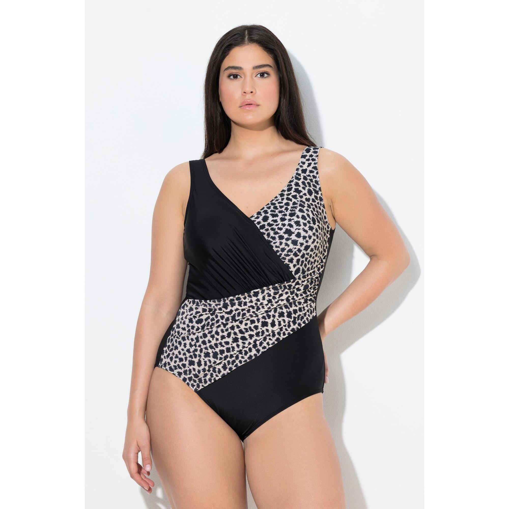 Damskie Kostium kąpielowy drapowanie miękkie miseczki