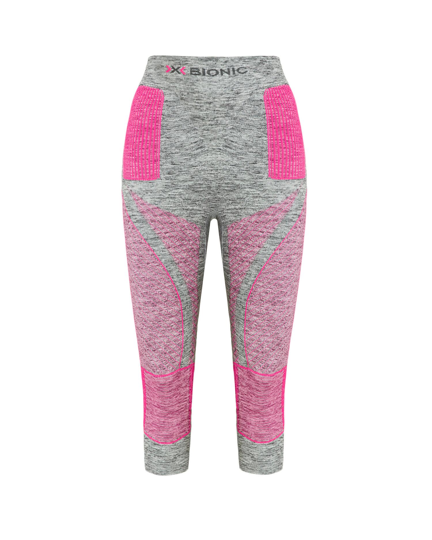 Leginsy termoaktywne ¾ damskie X-Bionic Energy Accumulator 4.0 Melange Pink