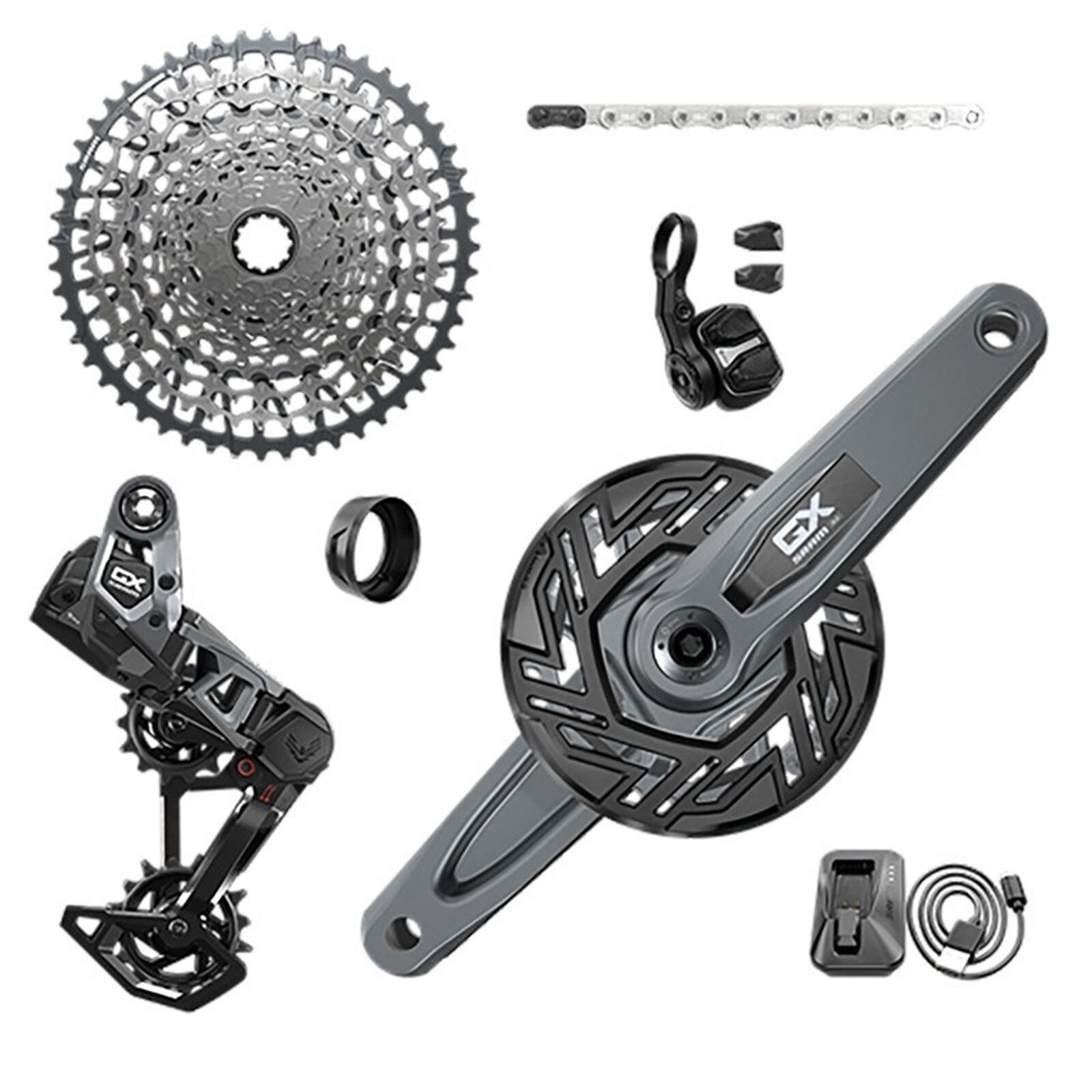 Transmisja kasetowa Sram Groupe E-Mtb Gx 104Bcd Axs T-Type Clip-On 10/52
