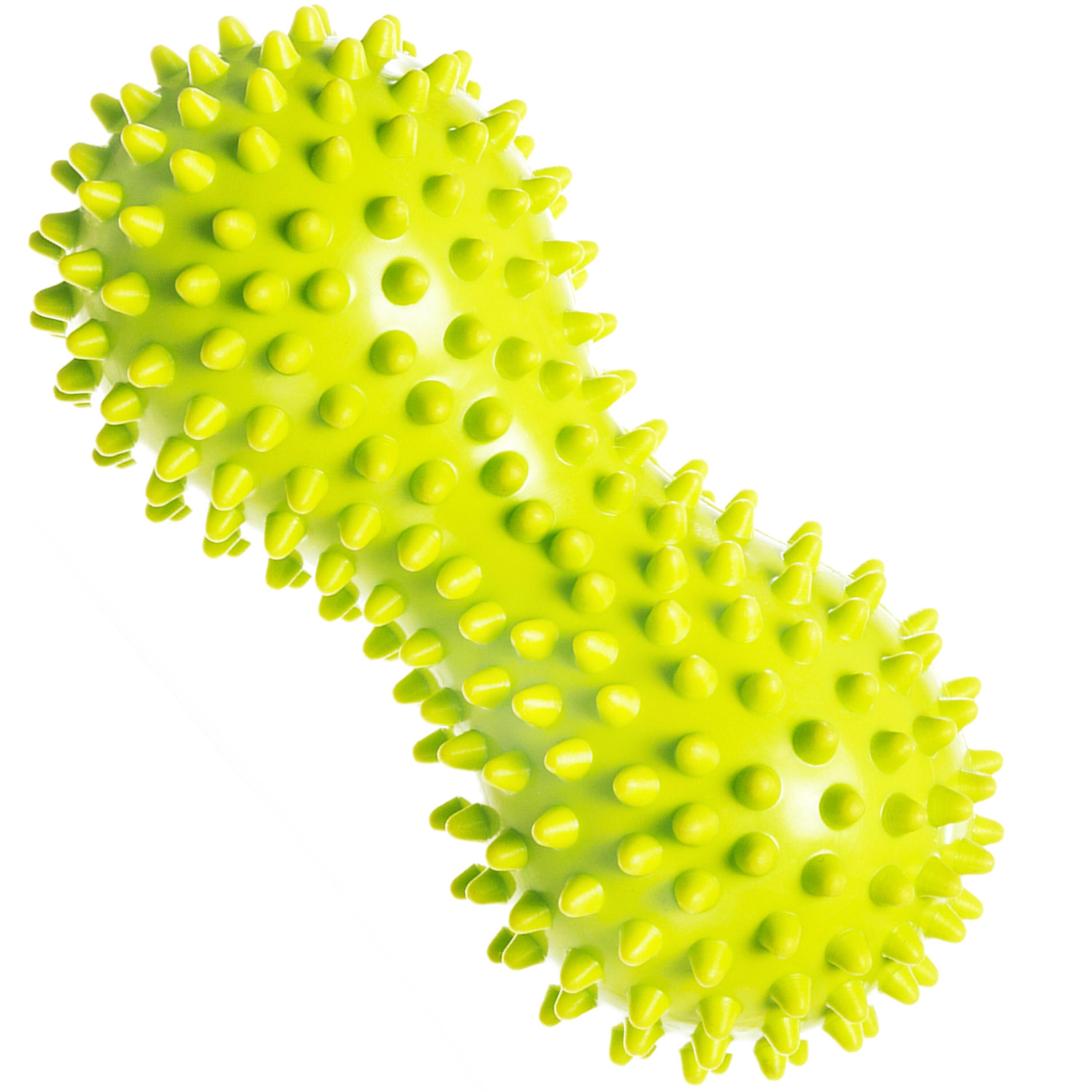 Podwójna piłeczka duoball do masażu ciała z wypustkami sensorycznymi DrFit