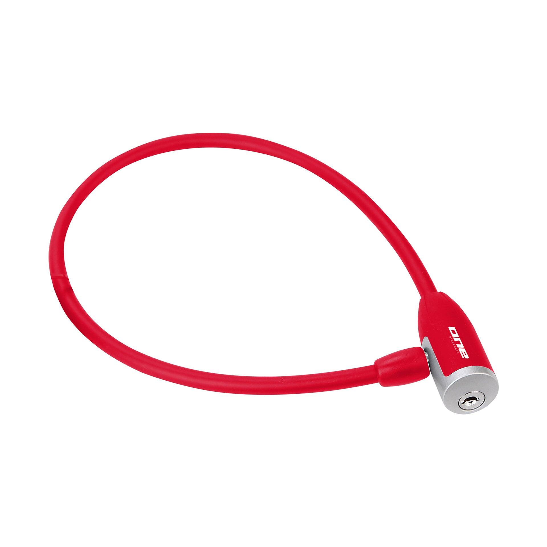 Zamek linkowy ONE 12 mm x 65 cm czerwony