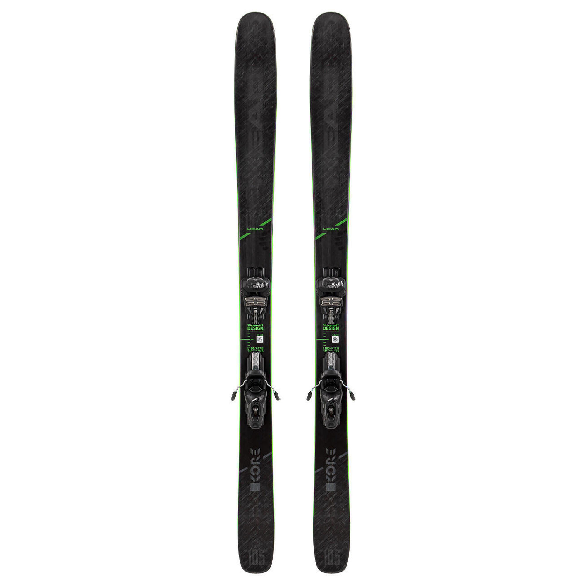 Narty allmountain freeride HEAD KORE 105 + wiązania TYROLIA ATTACK 11 GRIP WALK
