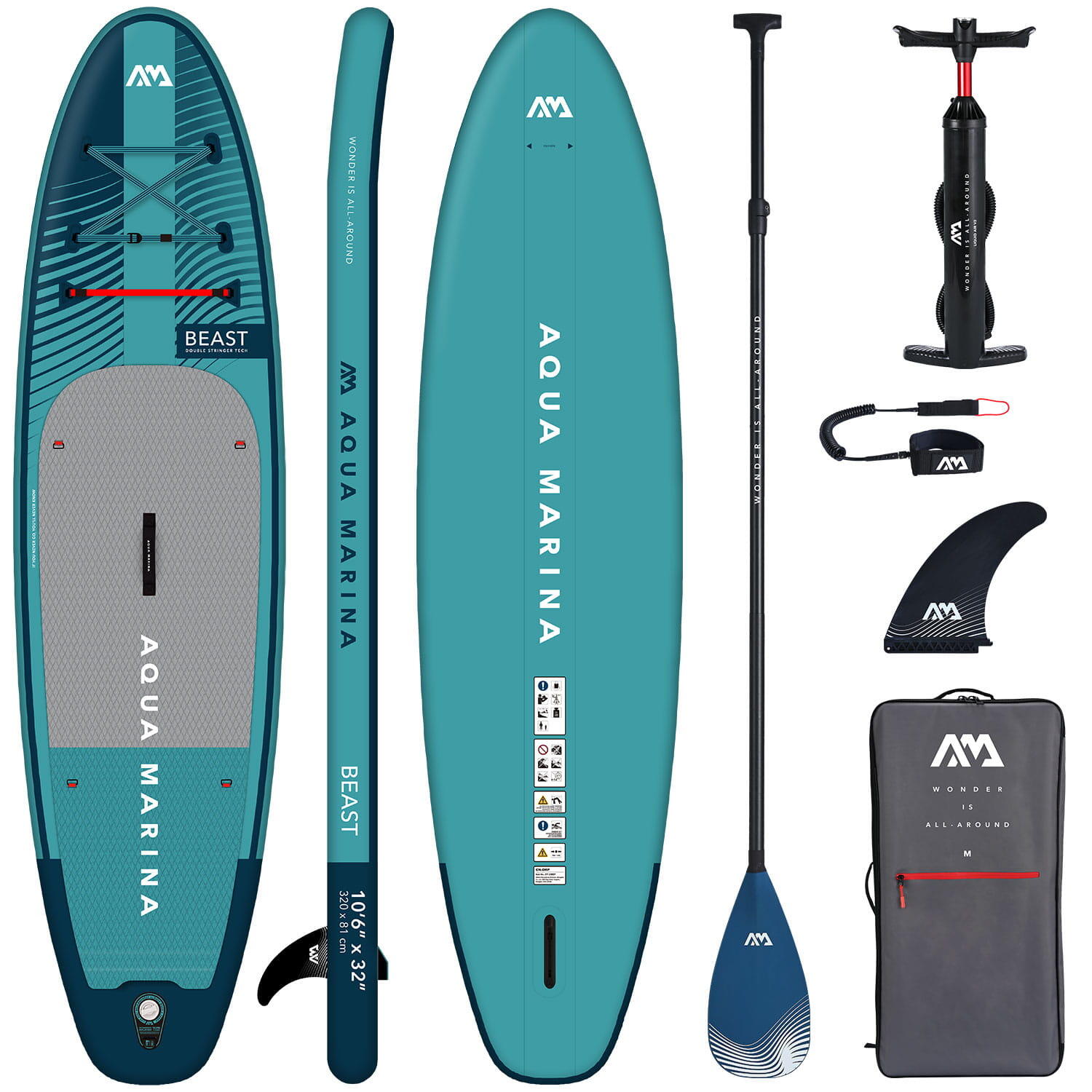 Deska SUP Aqua Marina Beast 10'6 BT-23BEP (Aqua Splash)
