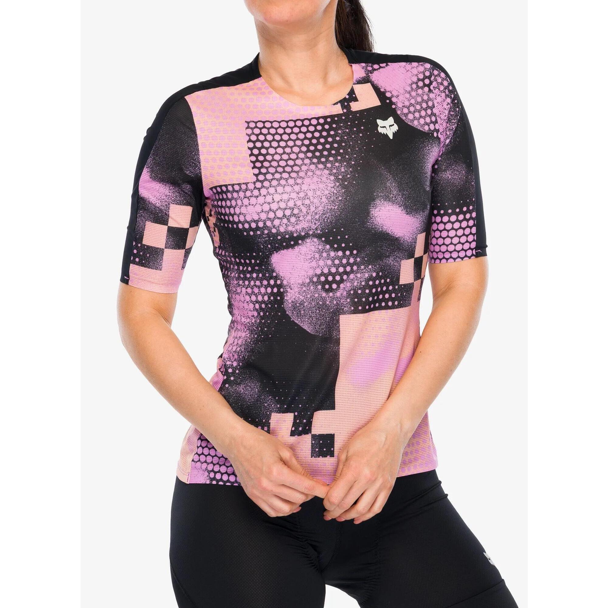 Koszulka rowerowa damska Fox Flexair Ascent SS Pulse