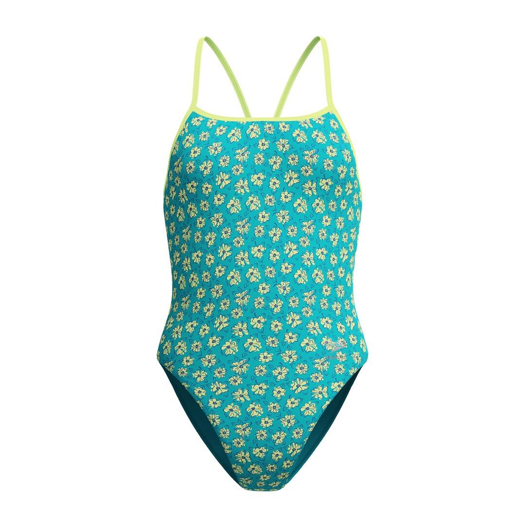 Strój Kąpielowy Damski Speedo Fl Printed Turnback Af