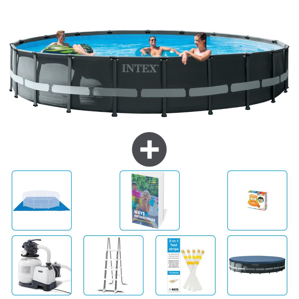 INTEX Basen Ultra XTR Okrągły - 610x122 cm - 8-częściowy S568
