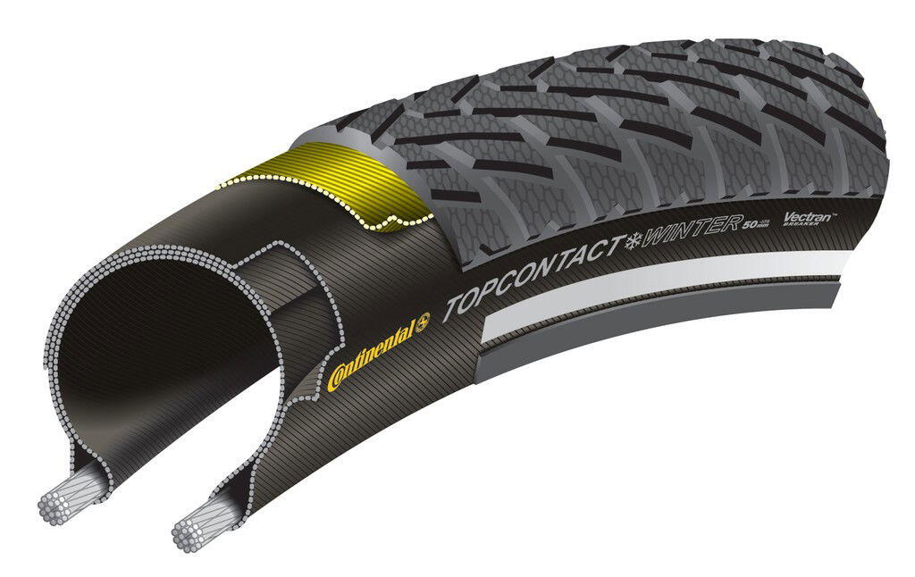 Zimowe opony rowerowe Top Contact Winter II Premium, 26x1,90 50-559