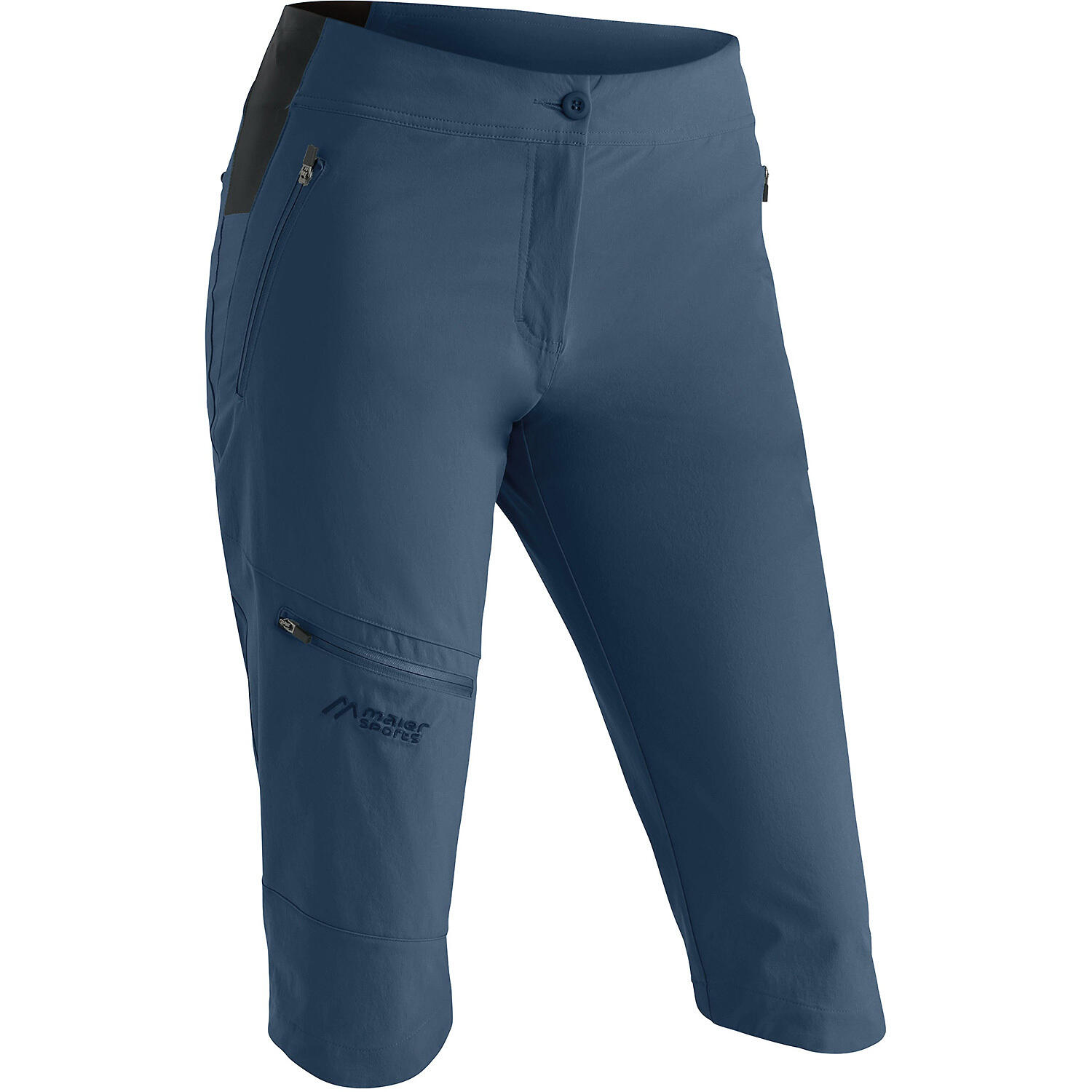 Damskie spodnie trekkingowe slim Maier Sports Capri Vario