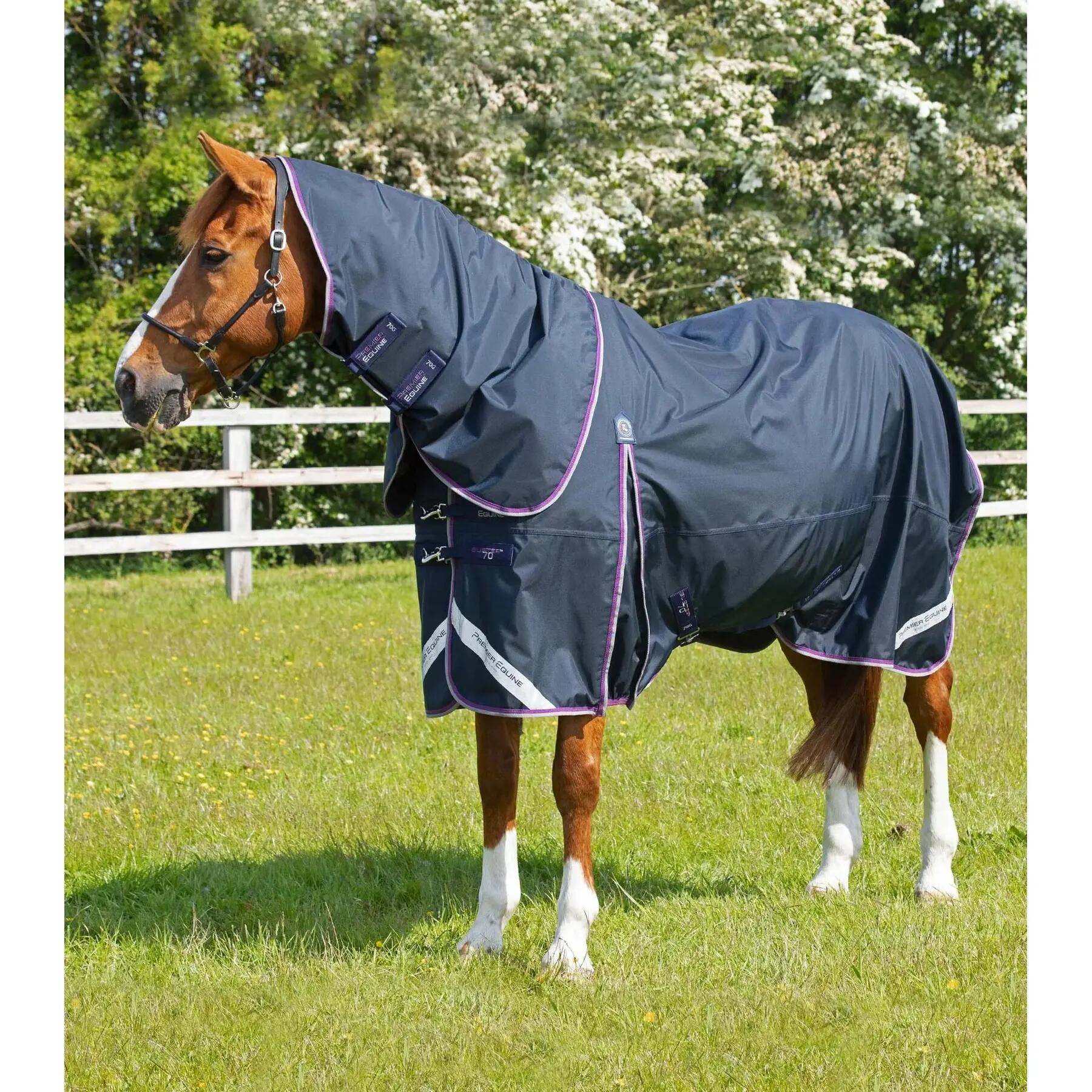 Wodoodporna derka dla konia z osłoną szyi Premier Equine Buster 70 g