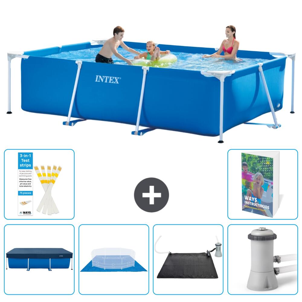 INTEX Basen ze stelażem Prostokątny - 300x200x75 cm - 7-częściowy S40